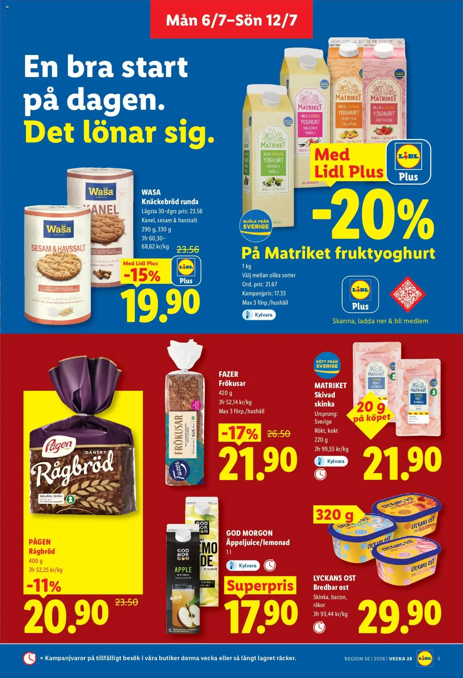 Lidl erbjudanden från 06/07/2026 - 12/07/2026 > Reklamblad nuvarande rabatter från 6 juli till 12 juli 2026 - Reklamblad sidor 5