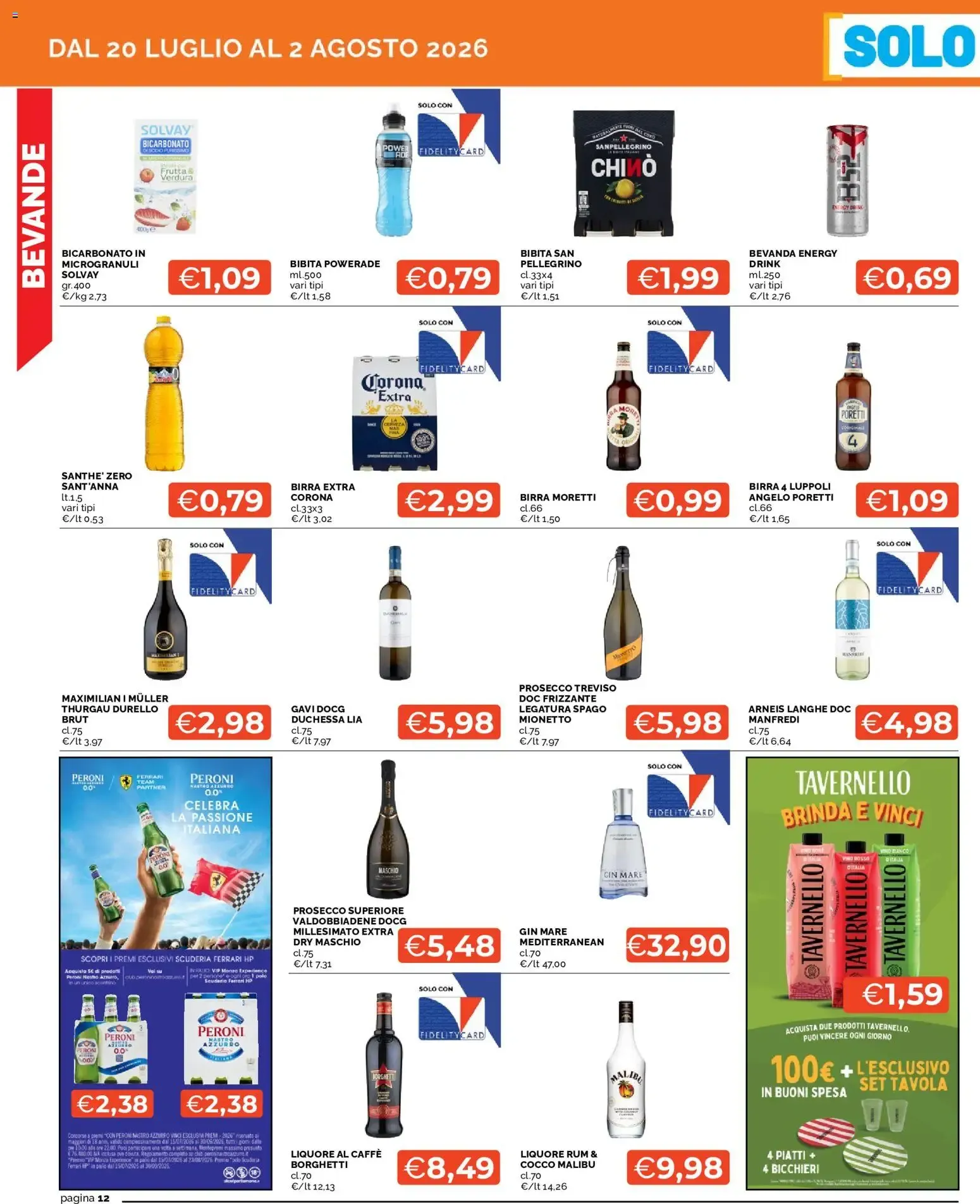 Mercatò volantino dal 20/07/2026 - online Offerte da 20 luglio a 2 agosto di 2026 - Pagina del volantino 12