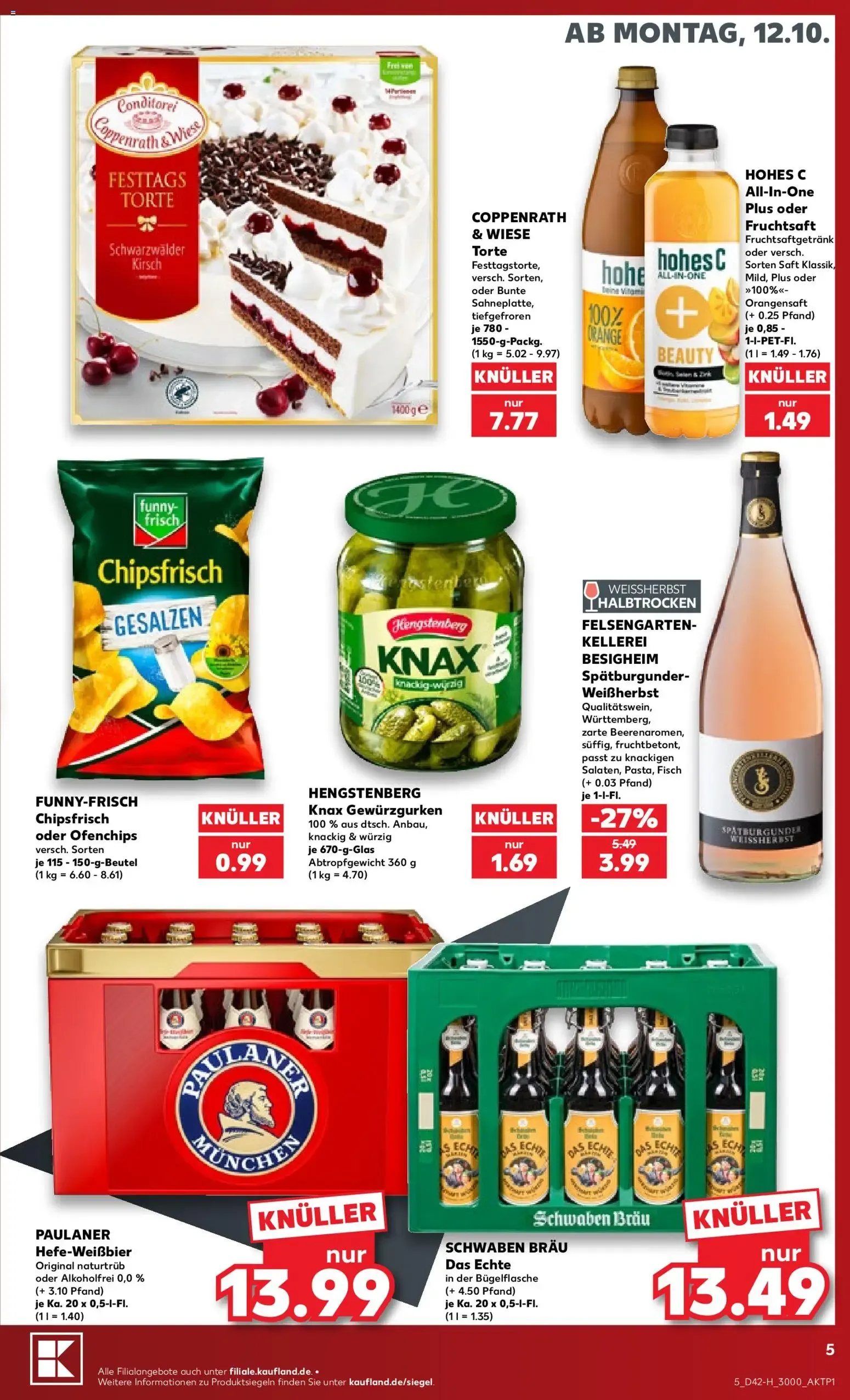 Kaufland Glatte Preise van 12 oktober tot 17 oktober 2026 - Folder pagina 5
