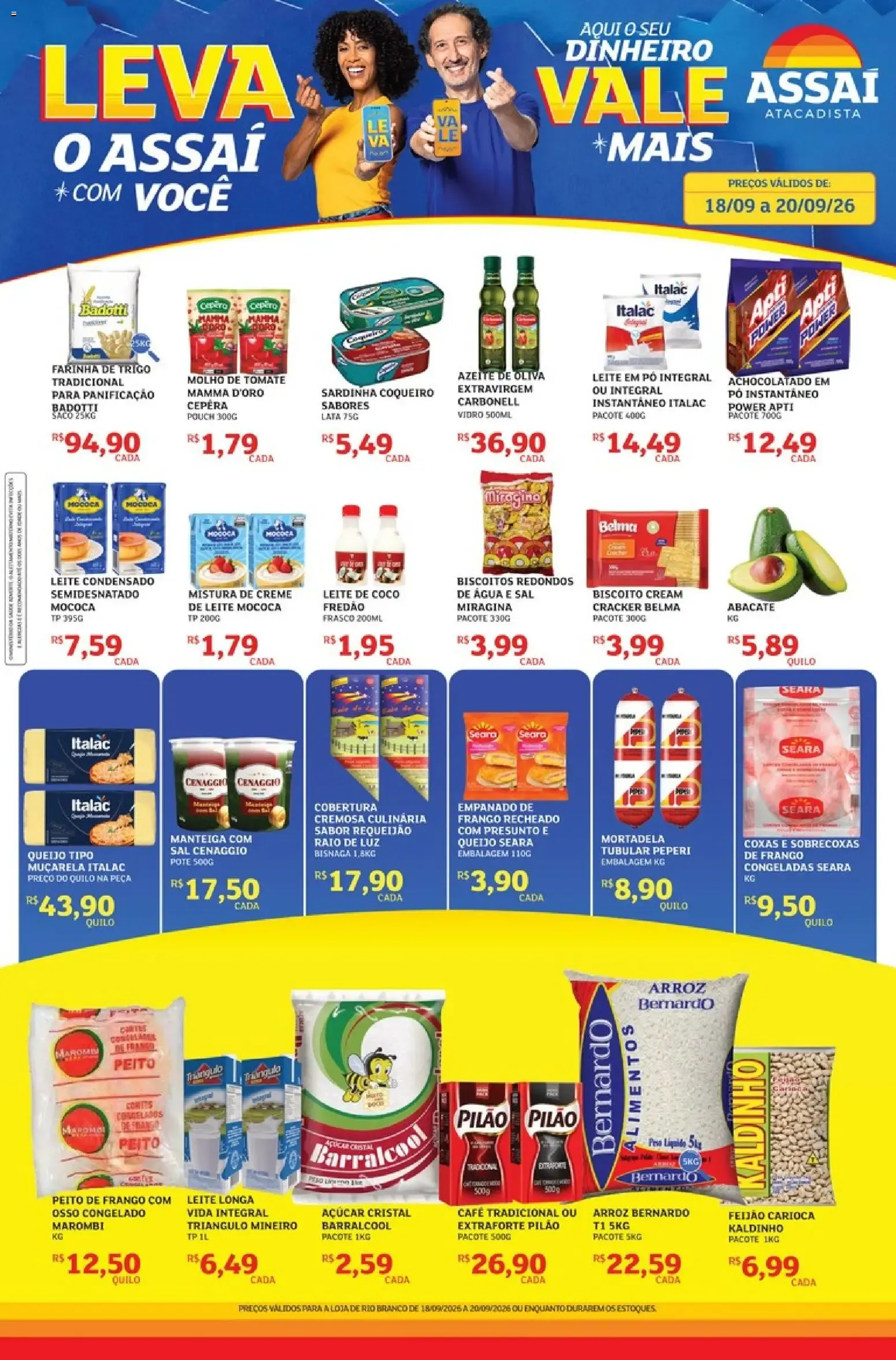 Encarte de Assaí Atacadista 18 de setembro até 20 de setembro 2026 - Pagina 1
