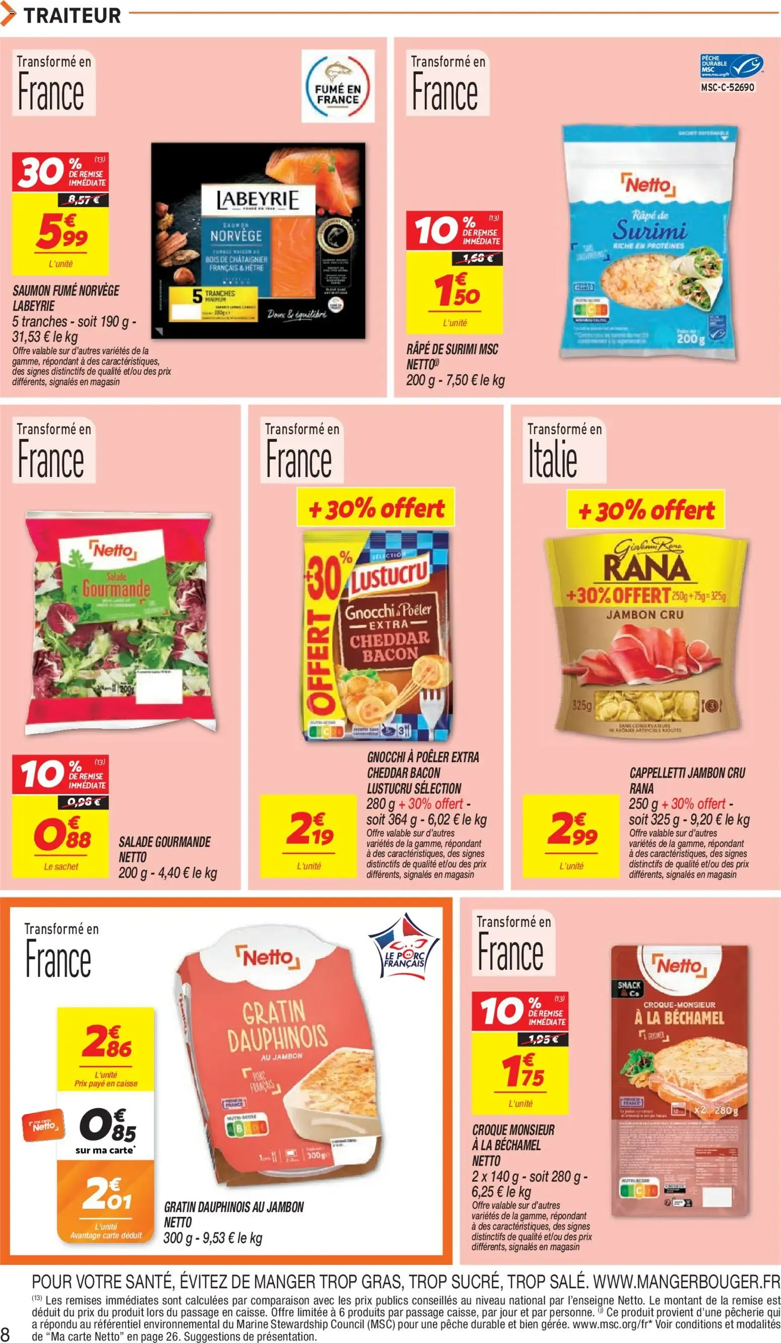 Netto - Temps fort Novembre à partir du 03/11/2026 - promo en ligne du 3 novembre au 9 novembre 2026 - Catalogue page 8