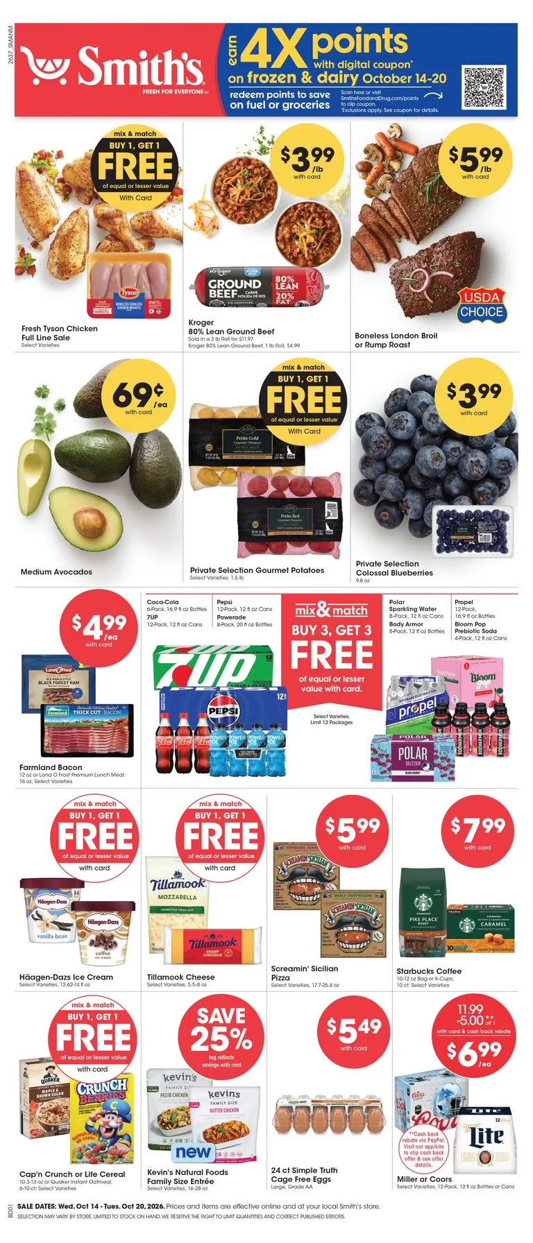 Current Smith's leaflet valid from Wednesday 10/14/2026 to Tuesday 10/20/2026