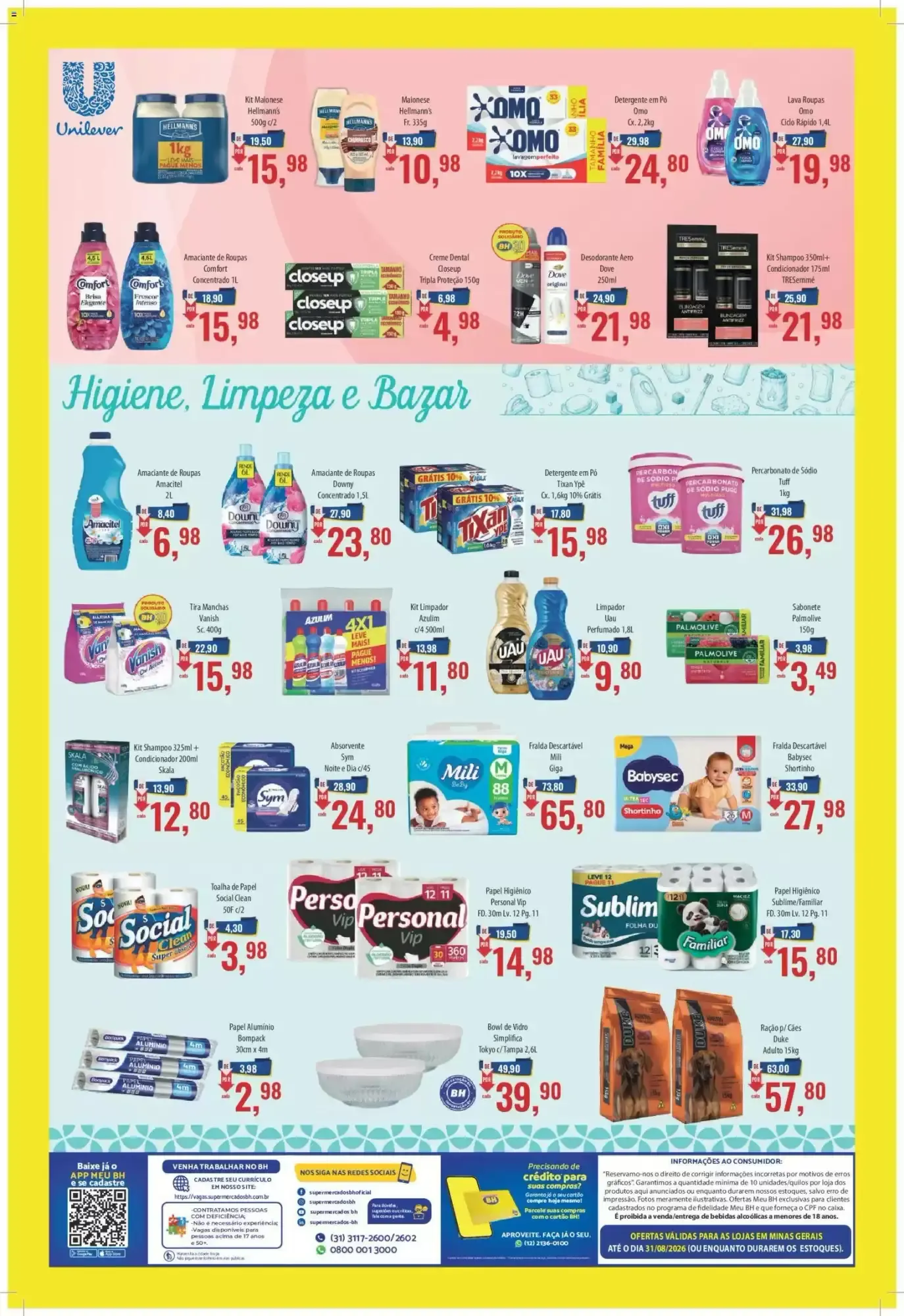 Encarte de Supermercados BH: 30 Anos e Ofertas 1 de agosto até 31 de agosto 2026 - Pagina 4