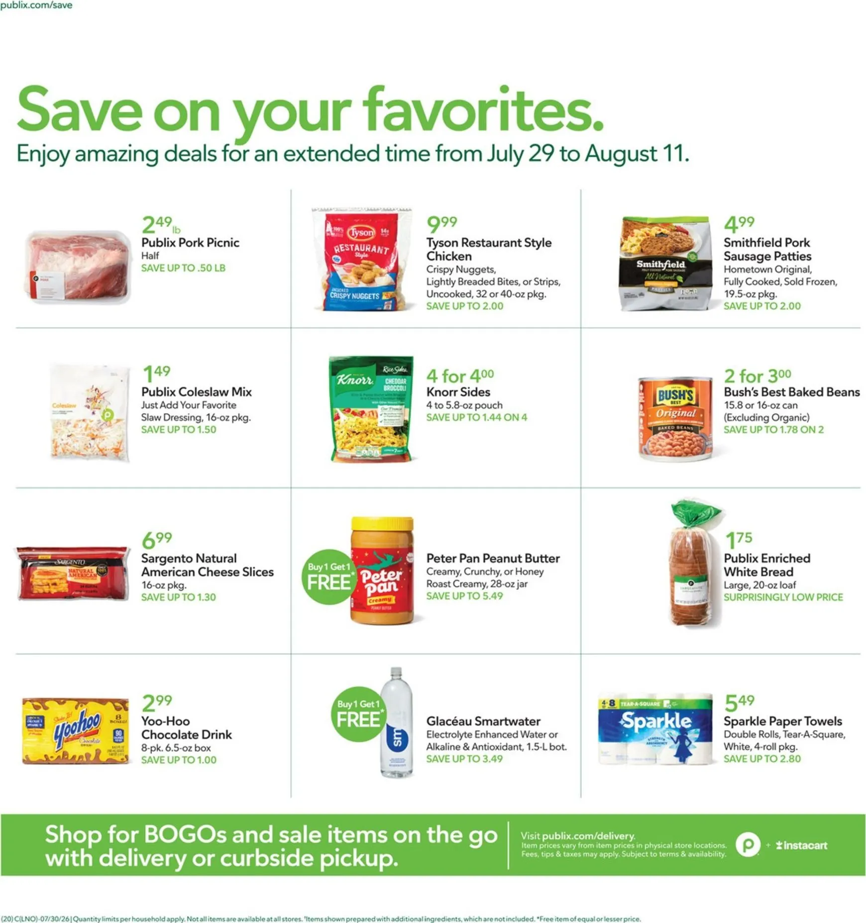 Weekly ad Publix: Save and Go - Deals on Your Dinner Favorites from August 5 to August 11 2026 - Page 21