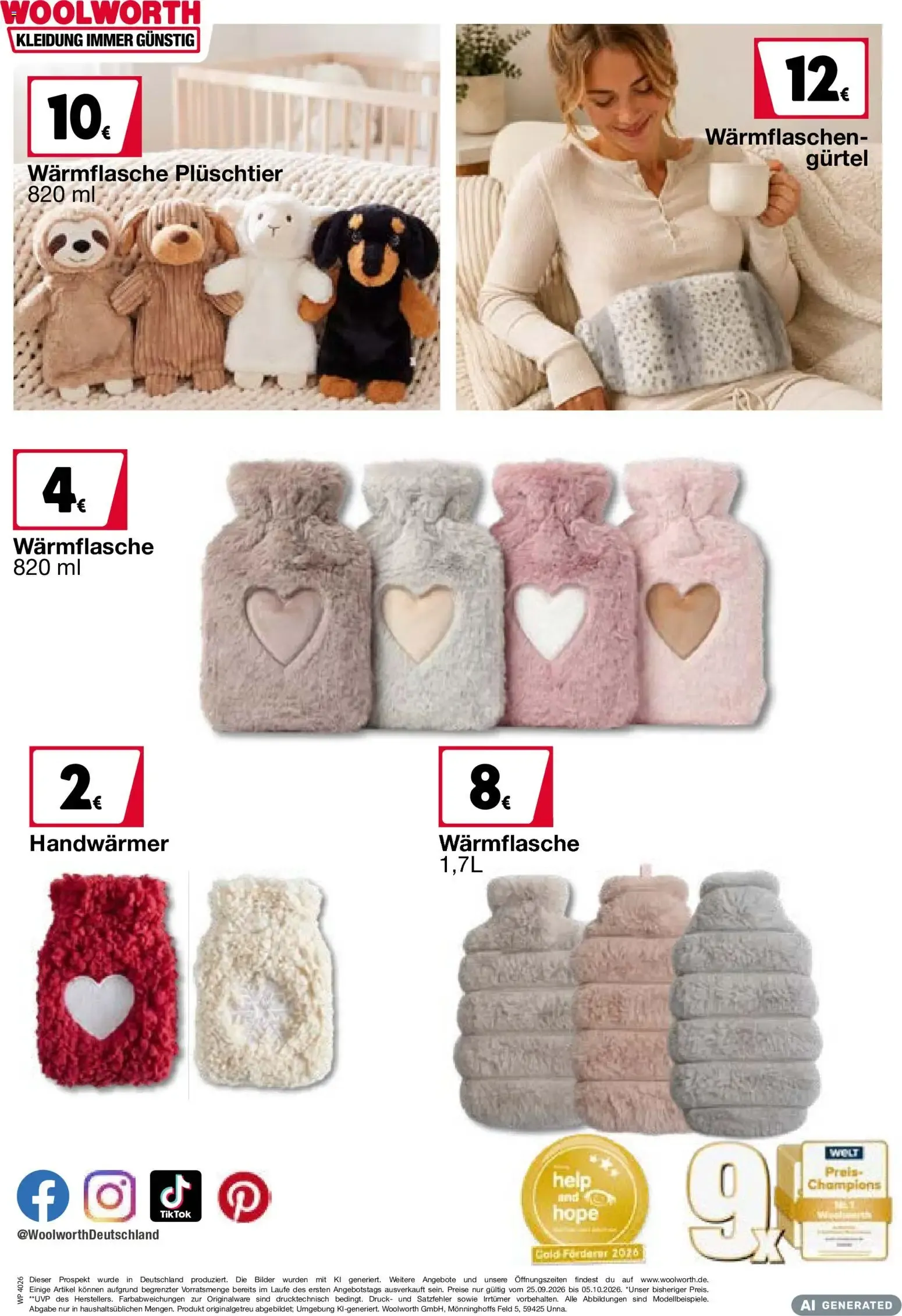 Woolworth Kleidung Immer Günstig von 29. September bis 12. Oktober 2026 - Prospekt seite 34