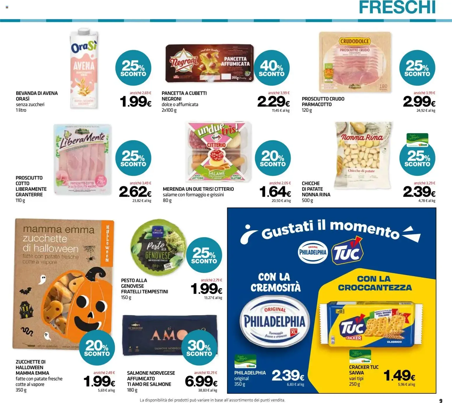 I FRESCHI TI PREMIANO con buoni da 5€! da 22 ottobre a 4 novembre di 2026 - Pagina del volantino 9