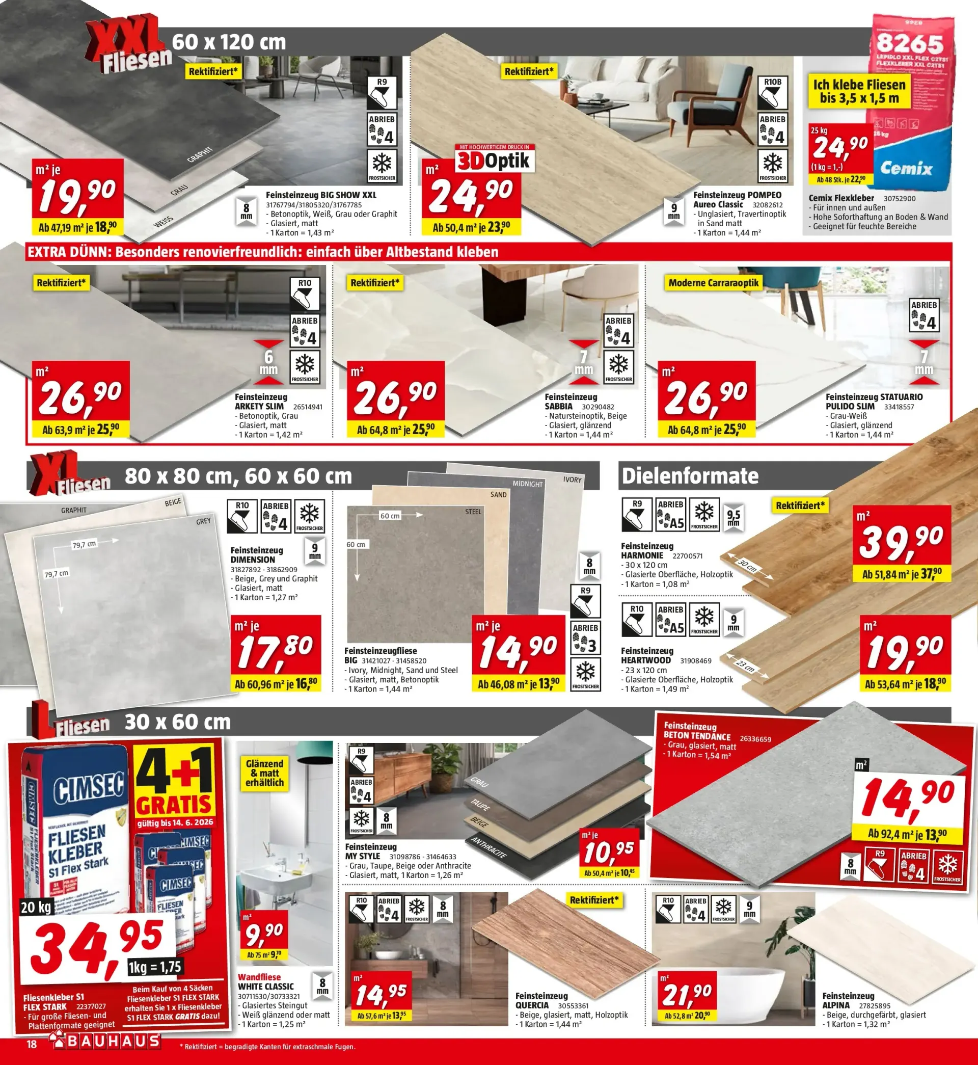 Bauhaus - Ofertas de Mayo/Junio von 26. Mai bis 14. Juni 2026 - Flugblätt seite  18