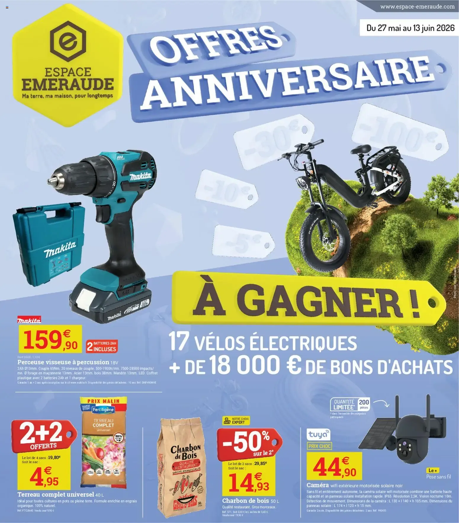 Espace Emeraude catalogue à partir du 27/05/2026 - promo en ligne