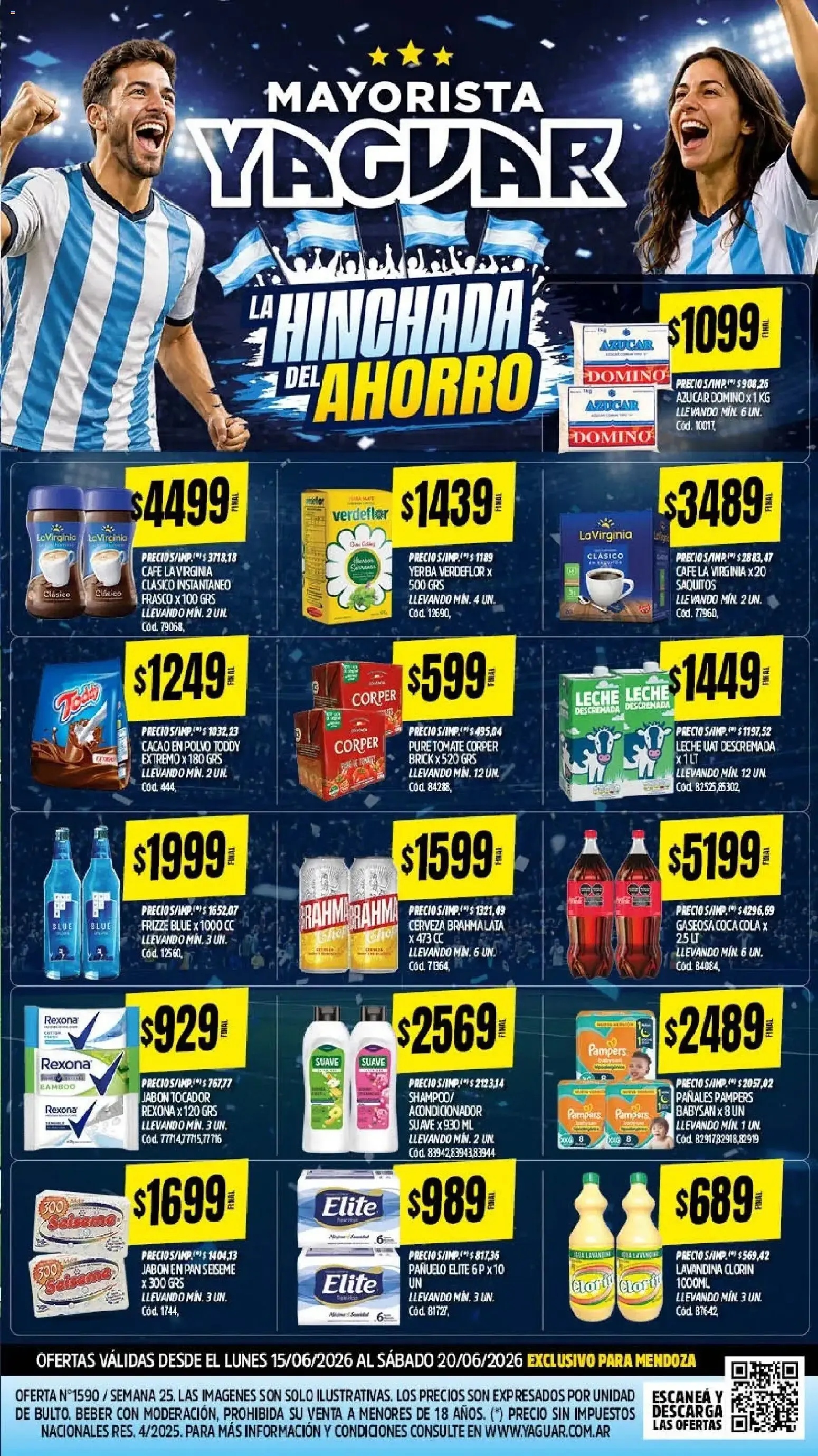Ofertas de Mayorista Yaguar - La Hinchada del Ahorro 15 de junio al 20 de junio 2026 - Página 2 del catálogo