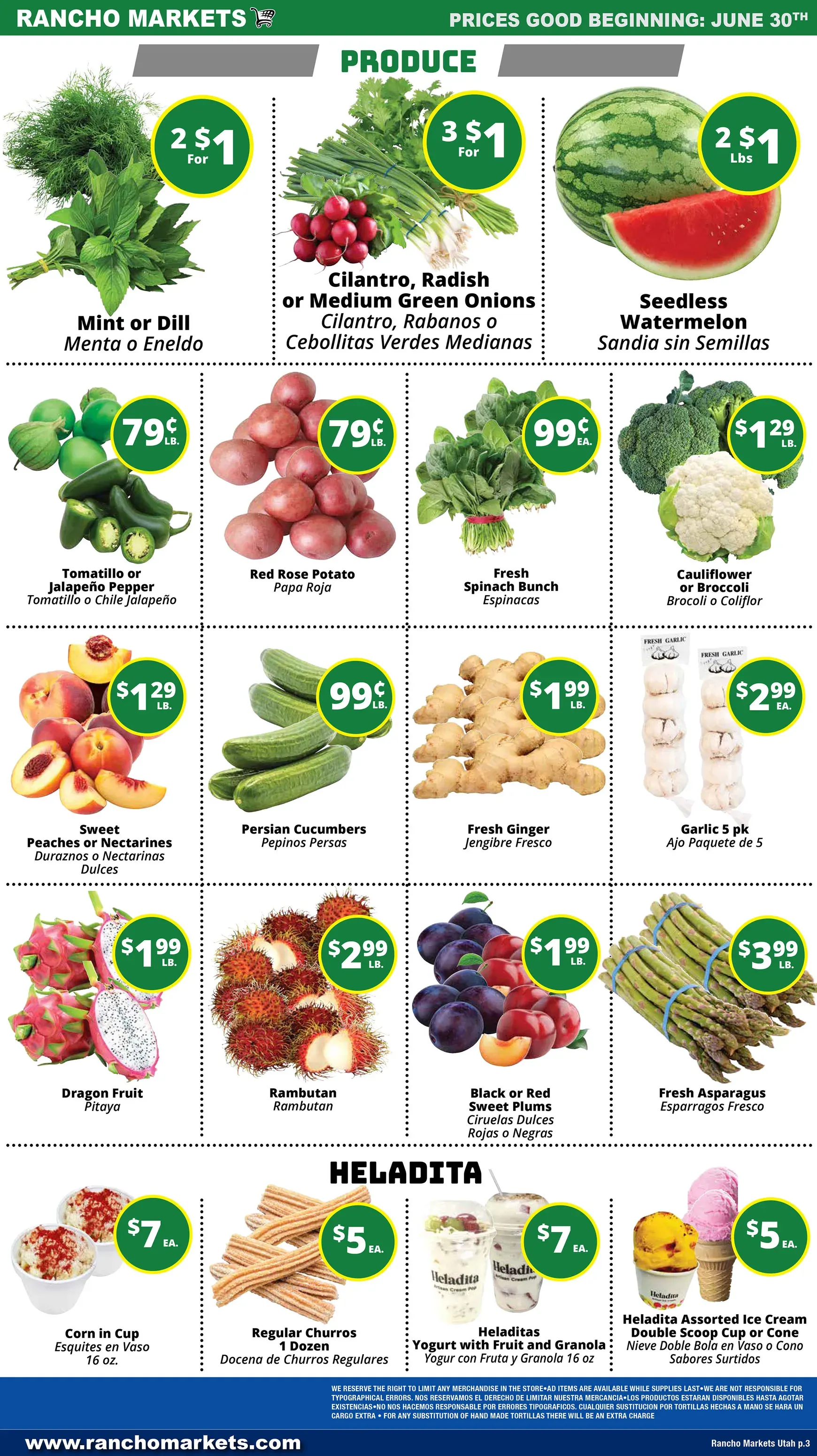 Weekly ad Rancho Markets: Especiales Semanales y Celebración 4 de Julio from June 30 to July 6 2026 - Page 4