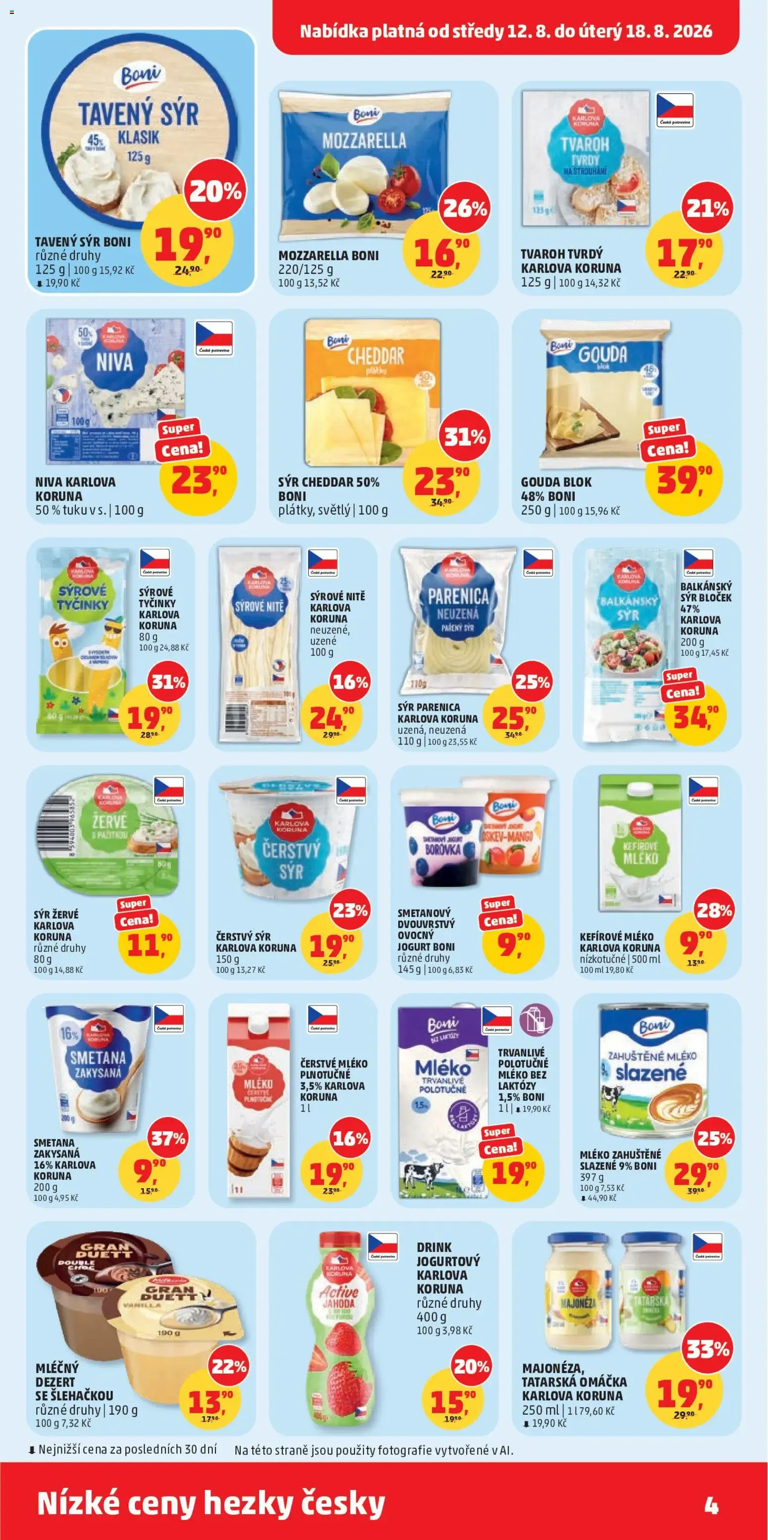 PENNY leták na příští týden (12.08.2026) - 12. srpna 18. srpna 2026 - Page 4