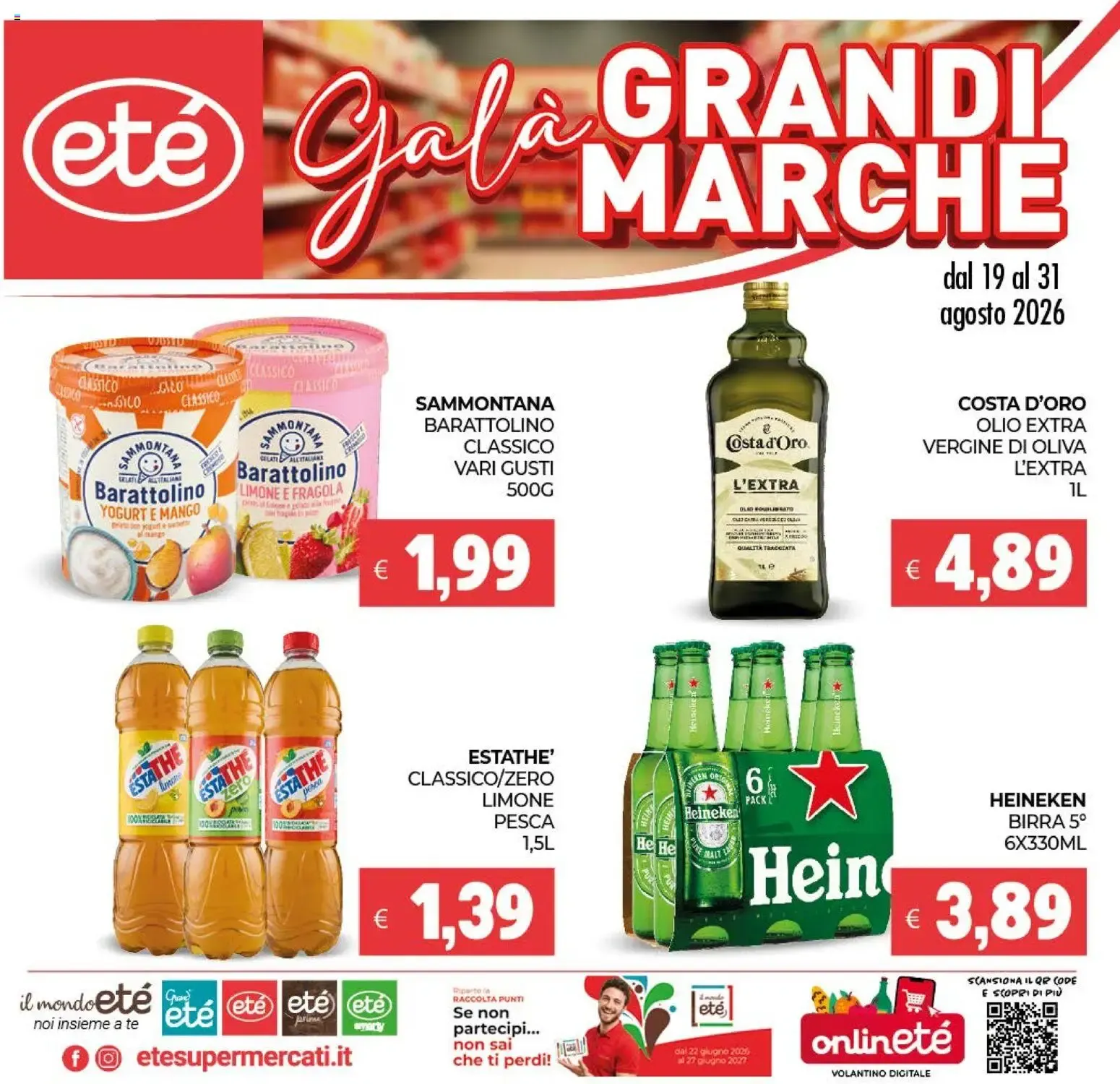 Eté Gala Grandi Marche da 19 agosto a 31 agosto di 2026 - Pagina del volantino 1