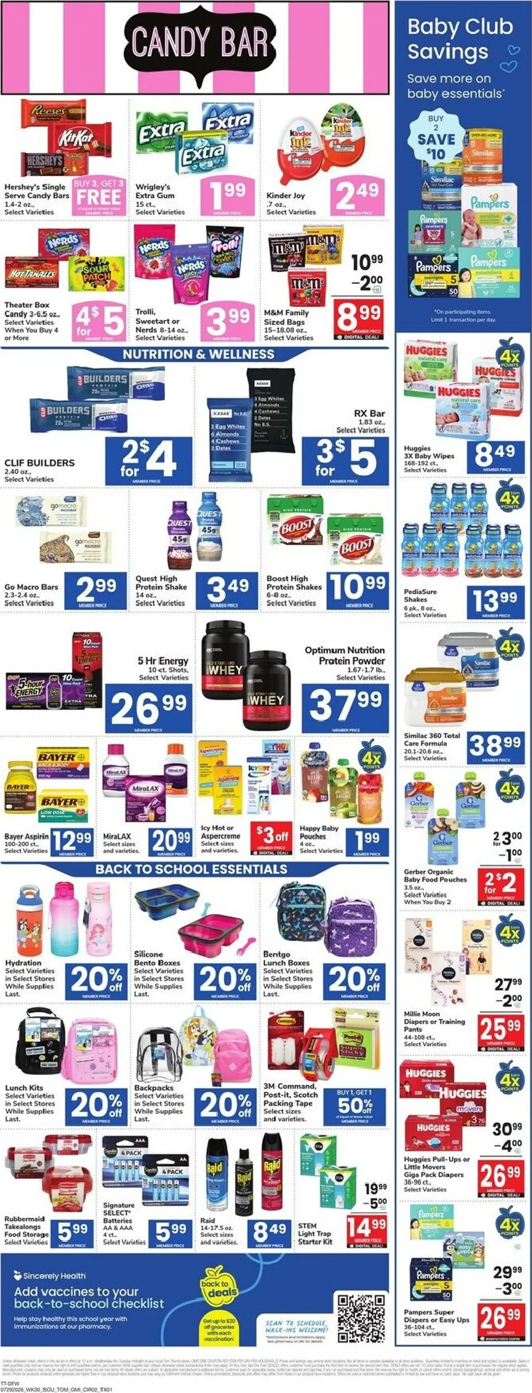 Weekly ad Tom Thumb 7 Day Cyber Online Sale from July 29 to August 4 2026 - Page 7