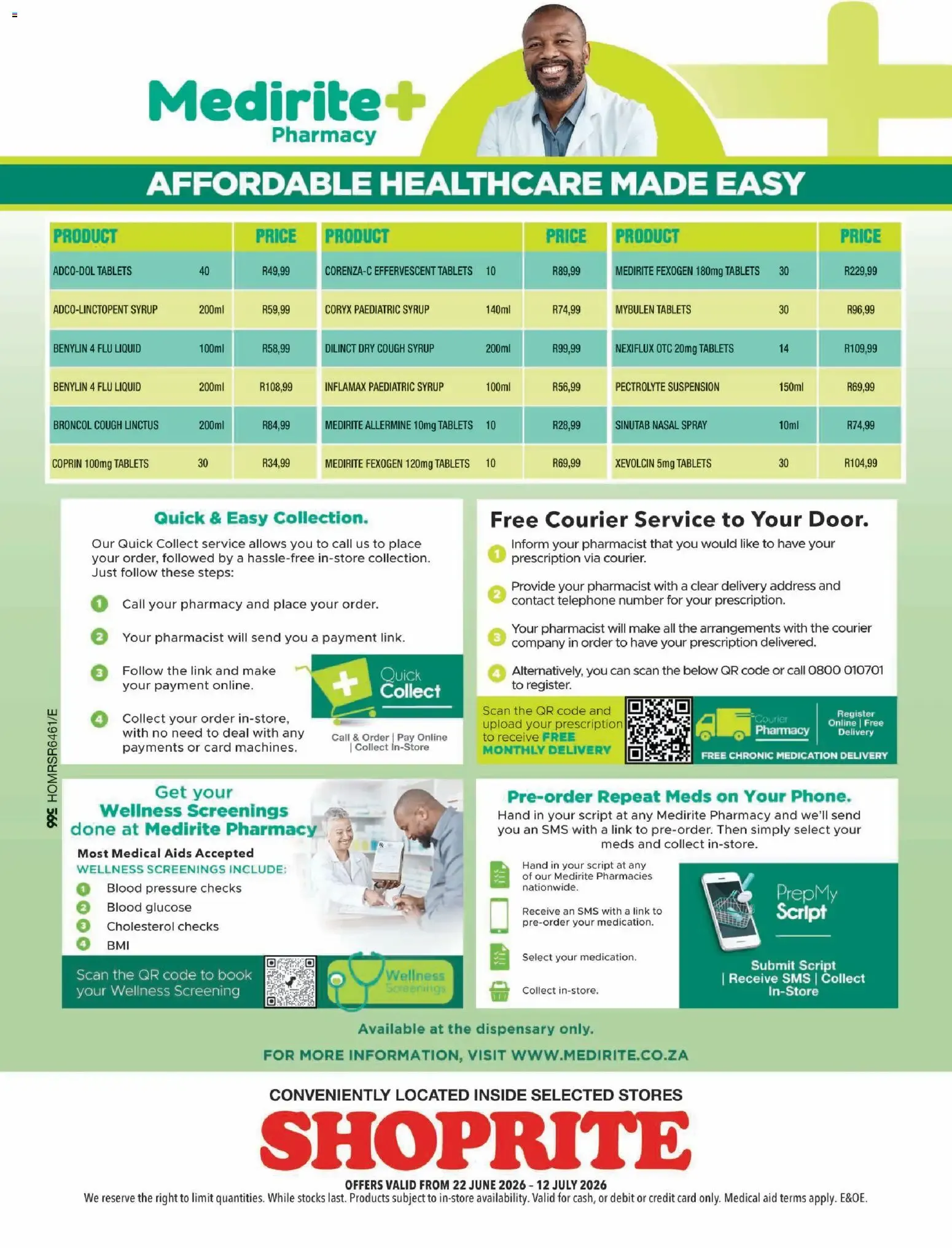 Shoprite - Medirite Xtra Savings Winter Essentials (22/06/2026 - 12/07/2026) → Online Catalogue from 22 June to 12 July 2026 - Catalogue Page 4