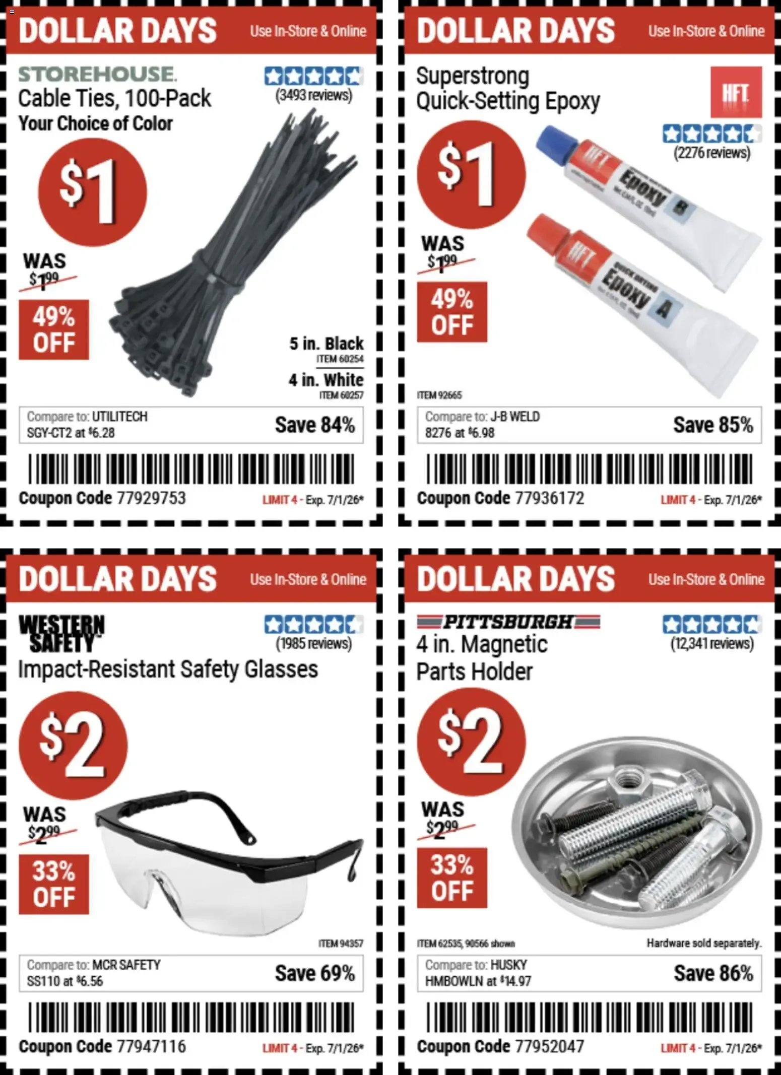Weekly ad Harbor Freight Dollar Days (06/18 - 07/01 2026) - Flyer from June 18 to July 1 2026 - Page 2