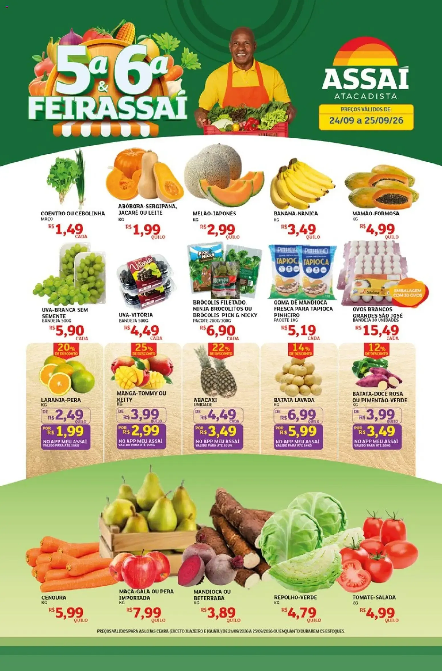 Encarte de Assaí Atacadista ofertas - CE de 24/09/2026 | Promoções Online 24 de setembro até 25 de setembro 2026 - Pagina 1