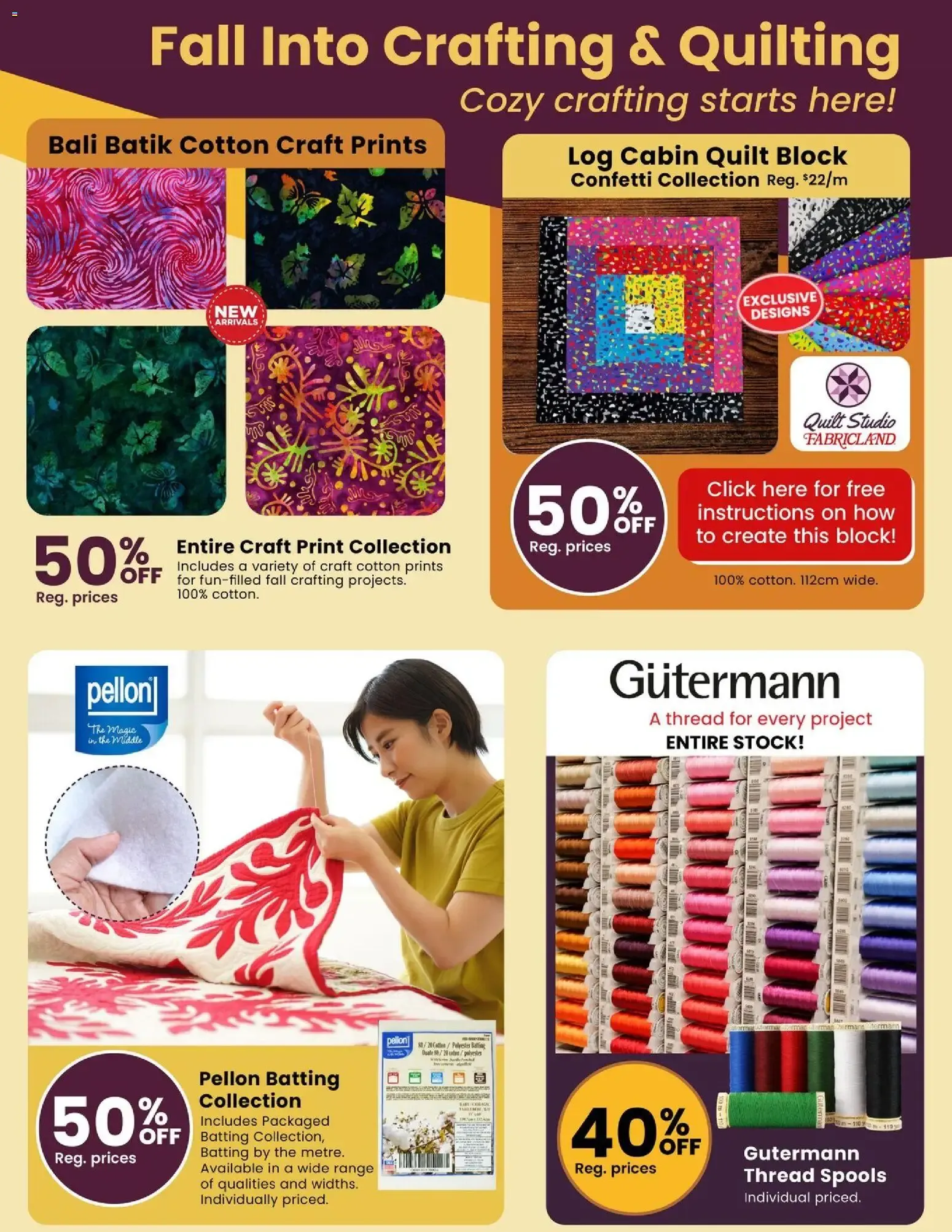 BACK TO Sewing SAVINGS from September 1 to September 30 2026 - flyer page 8
