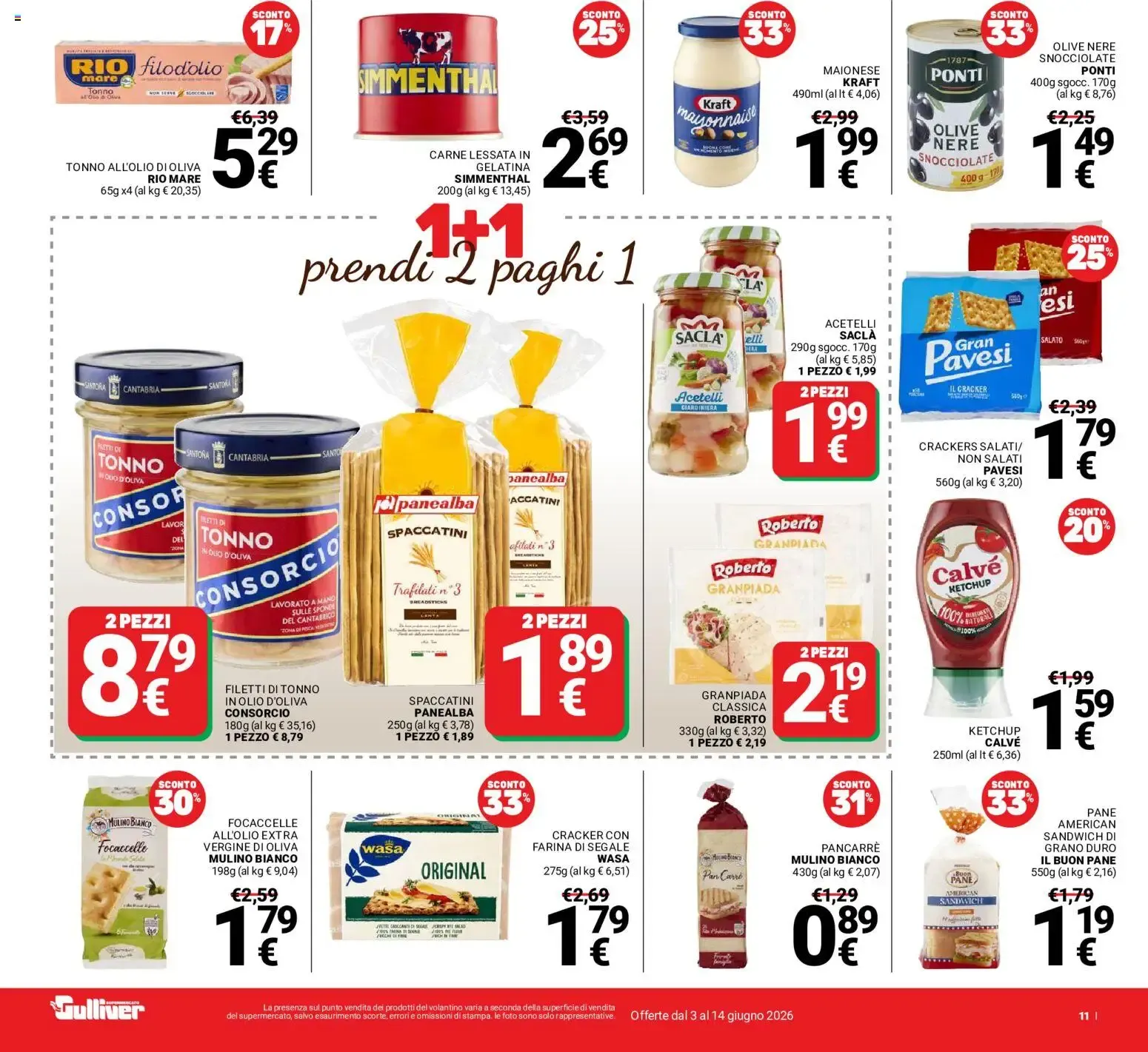 Nuovo Gulliver volantino dal 03/06/2026 > offerte anteprima 🛍️ da 3 giugno a 14 giugno di 2026 - Pagina del volantino 11