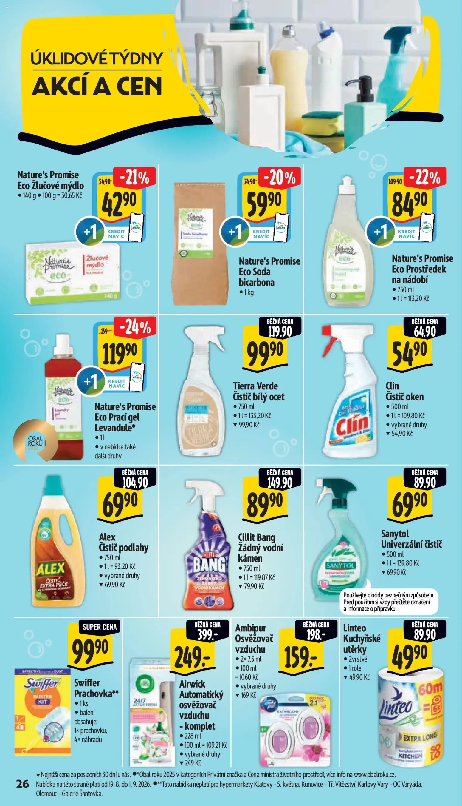 Albert leták - Hypermarket od 19.08.2026 - Akční leták - 19. srpna 25. srpna 2026 - Page 36