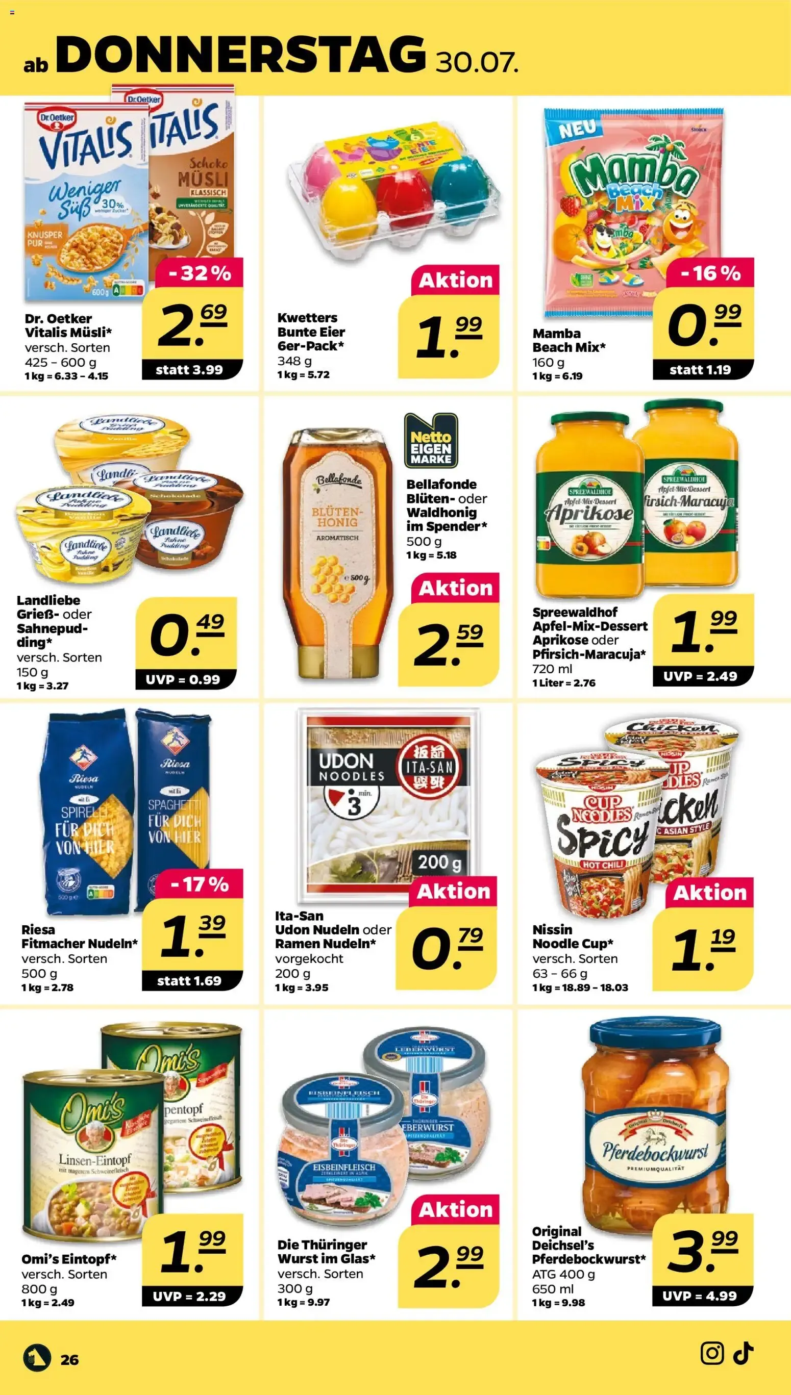 Netto Prospekt ab 27.07.2026 → Angebote nächste Woche von 27. Juli bis 1. August 2026 - Prospekt seite 30