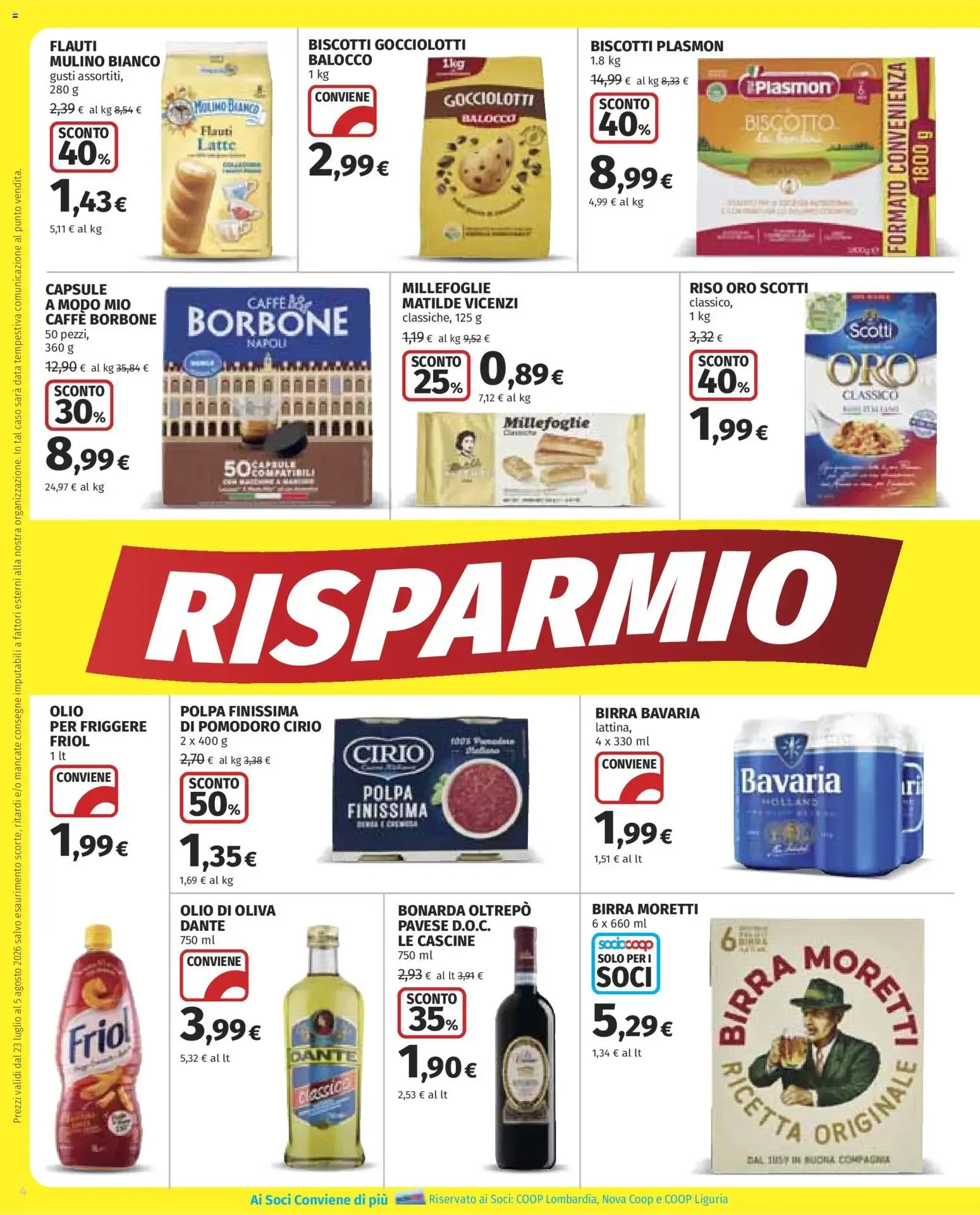 Volantino COOP Anteprima dal 23/07/2026 > NUOVO Promozioni da 23 luglio a 5 agosto di 2026 - Pagina del volantino 4