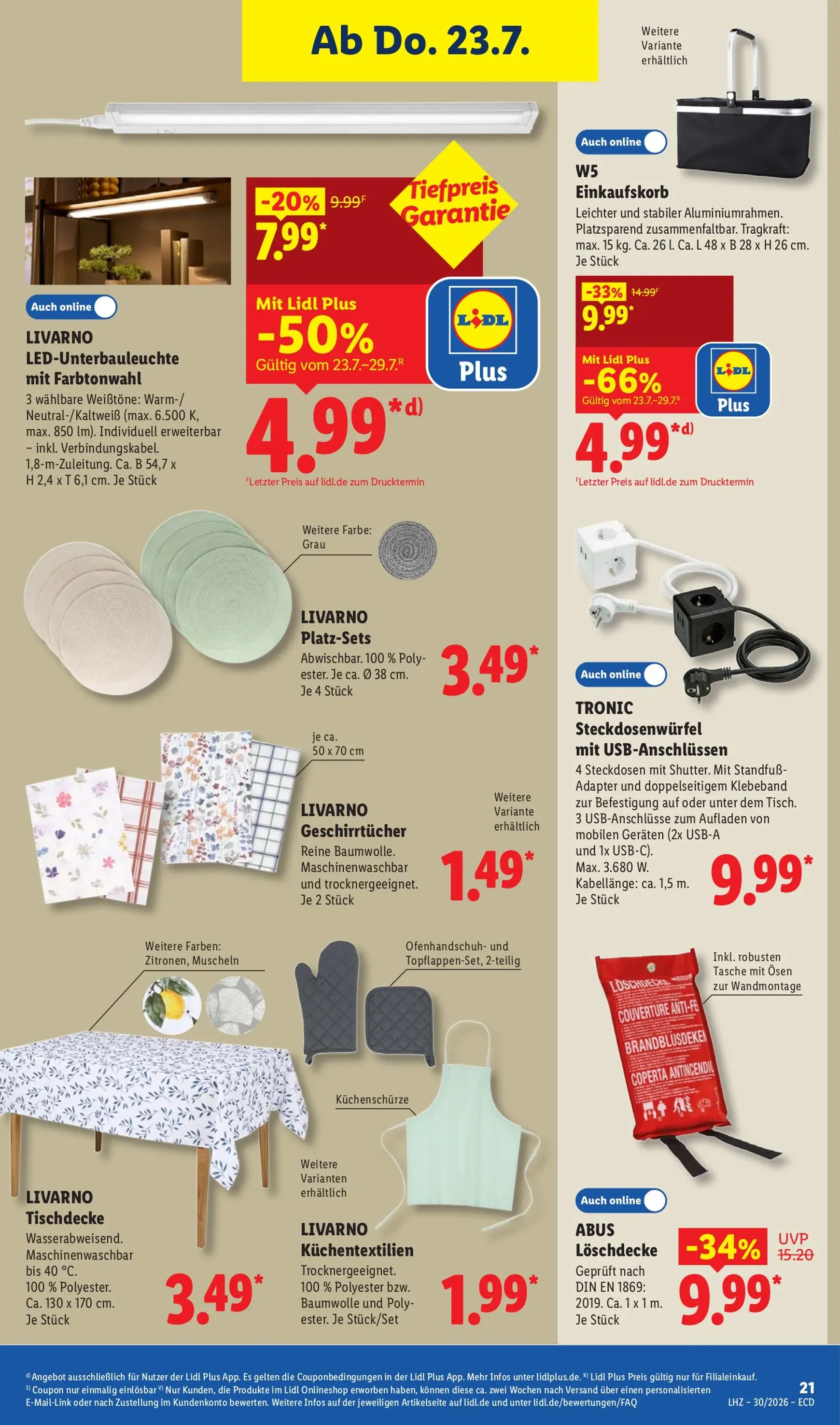 Lidl Prospekt nächste Woche – von Montag 20.07.2026 bis Samstag 25.07.2026 von 20. Juli bis 25. Juli 2026 - Prospekt seite 46