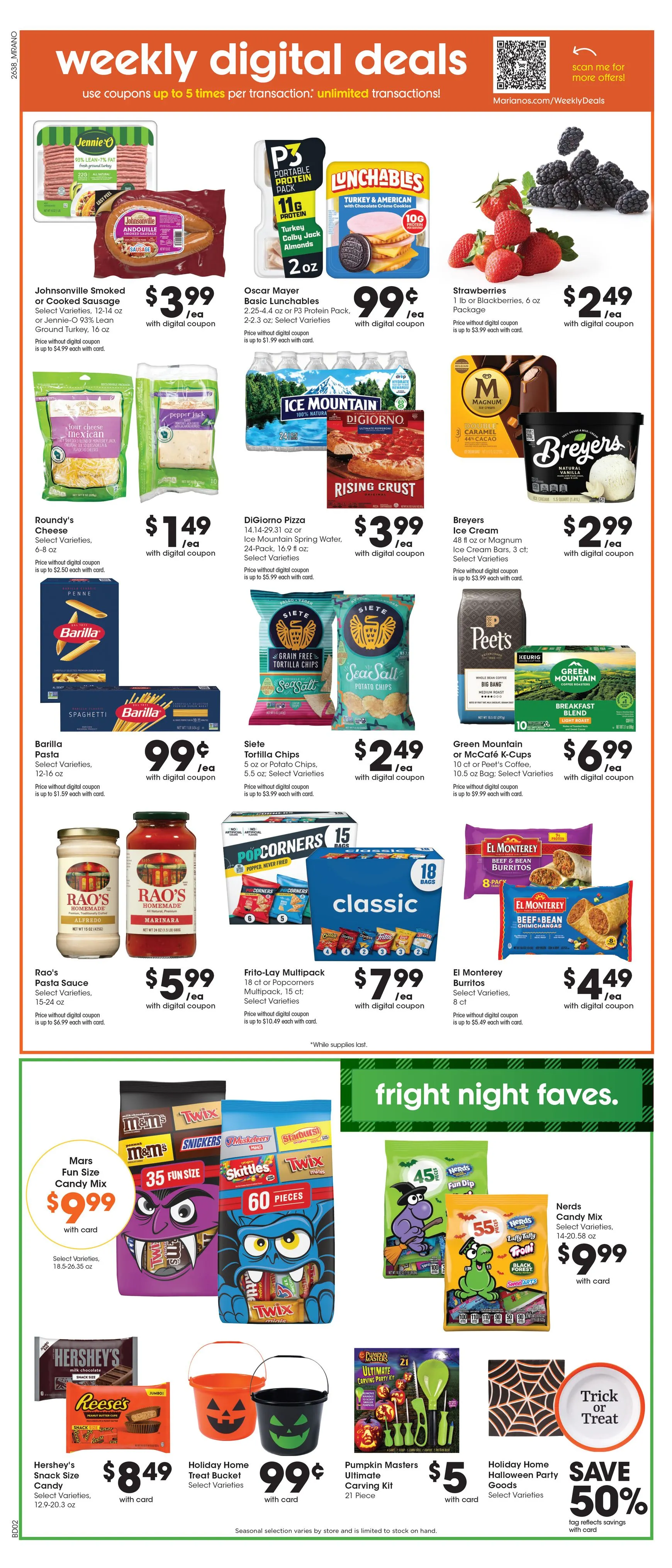 Weekly promotion Mariano's: Lower Prices on 1,000s of Items Every Week spanning from October 21 to October 27 2026 - Page 3 for Catalogue 365