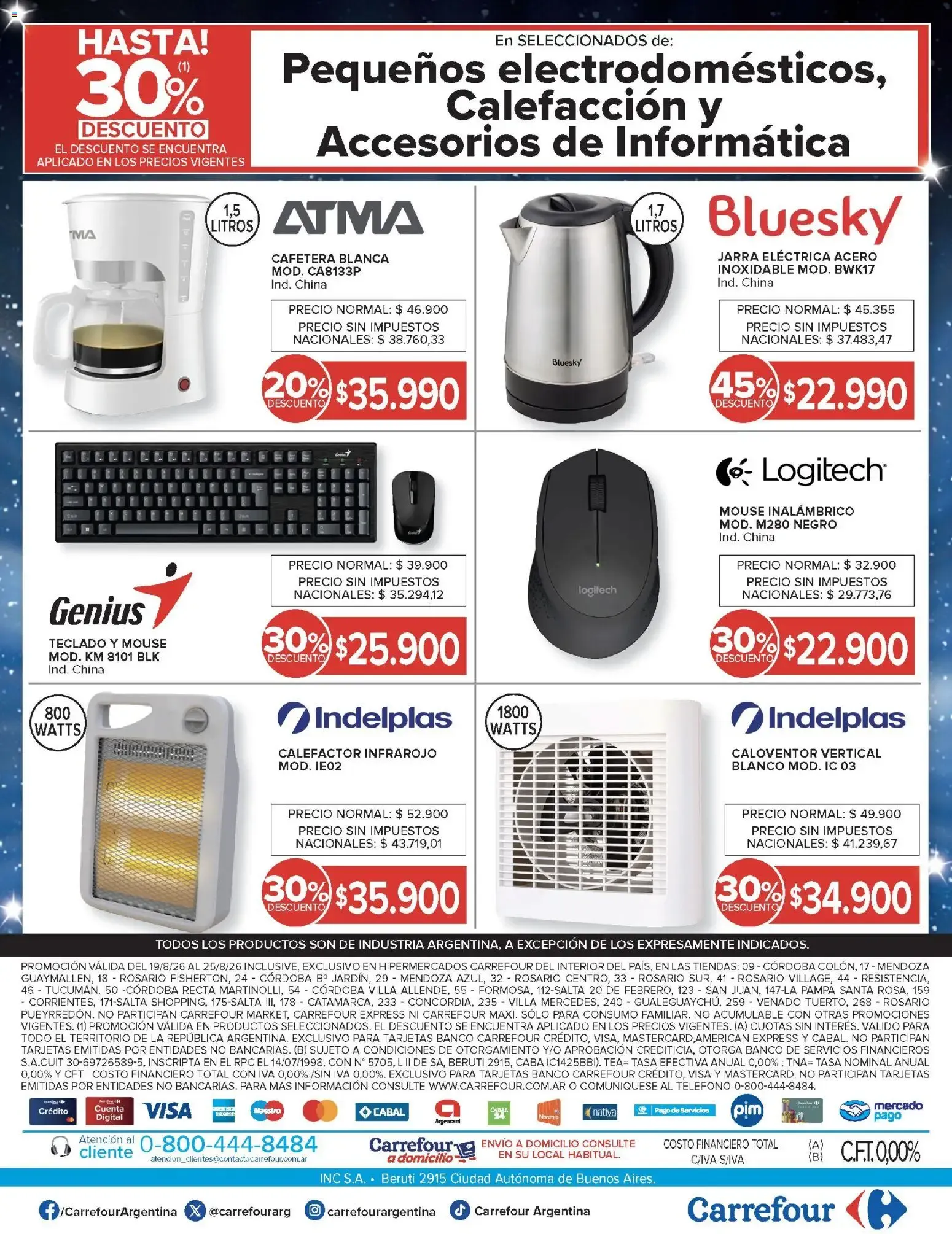 Ofertas de Carrefour Ahorro Gigante: Ofertas Hiper y Market 19 de agosto al 25 de agosto 2026 - Página 31 del catálogo