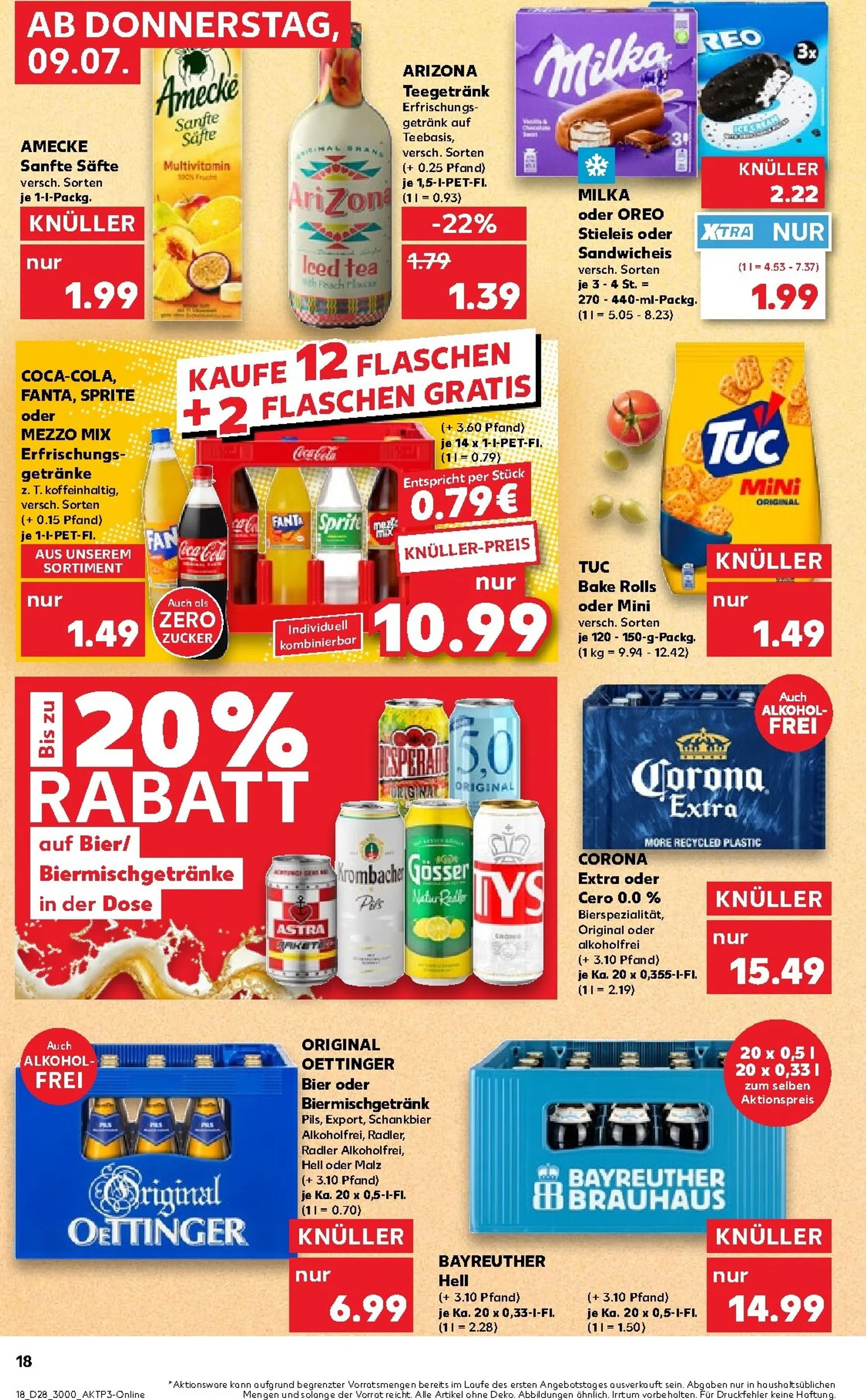 Kaufland Prospekt nächste Woche – von Donnerstag 09.07.2026 bis Mittwoch 15.07.2026 von 9. Juli bis 15. Juli 2026 - Prospekt seite 18