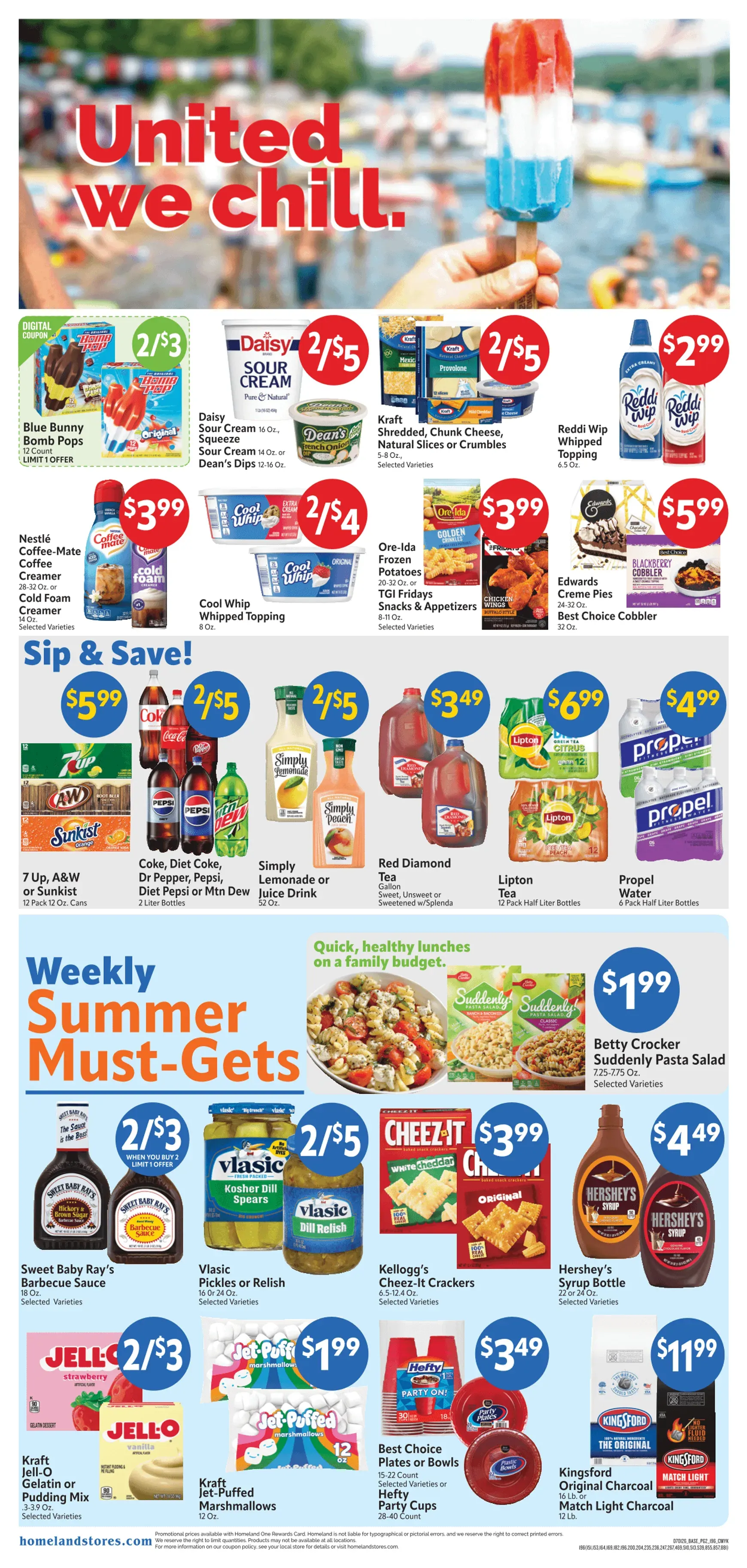 Weekly ad Current Homeland Stores leaflet valid from Wednesday 07/01/2026 to Tuesday 07/07/2026 from July 1 to July 7 2026 - Page 2