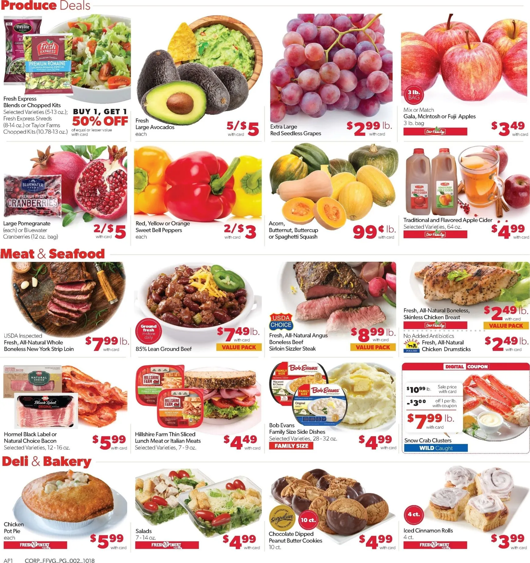 Weekly promotion Current Family Fare leaflet valid from Sunday 10/18/2026 to Saturday 10/24/2026 spanning from October 18 to October 24 2026 - Page 2 for Catalogue 365