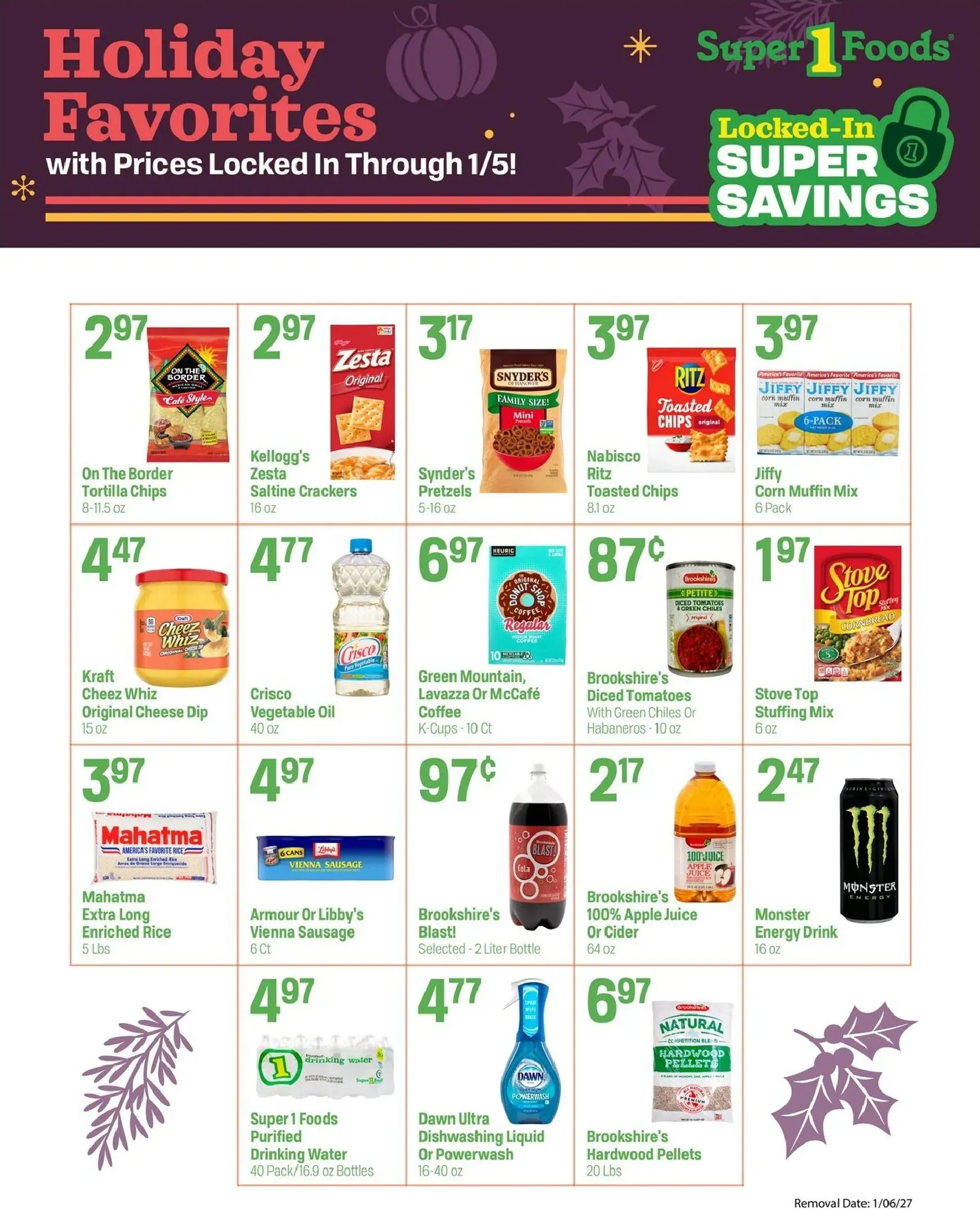 Weekly ad Super 1 Foods - Holiday Favorites from September 30 to January 5 2027 - Page 2