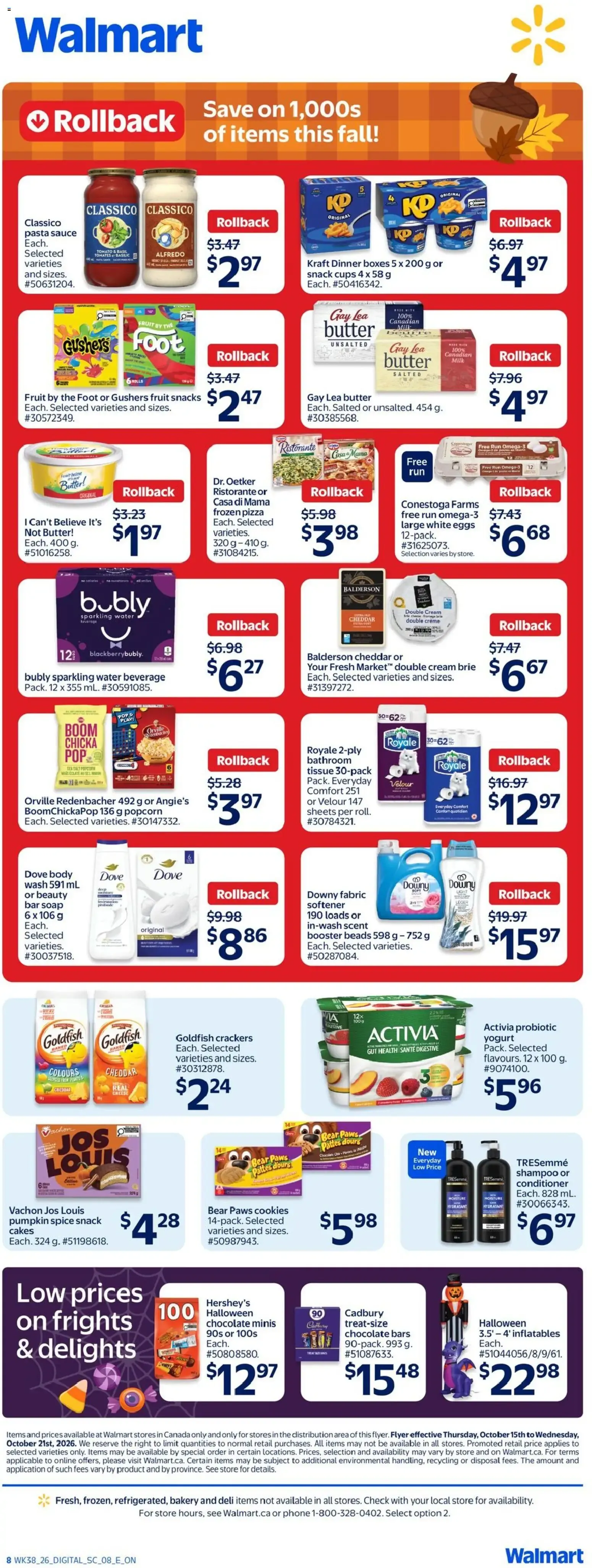 Walmart weekly flyer from Oct 15, 2026 > weekly specials & deals from October 15 to October 21 2026 - flyer page 2