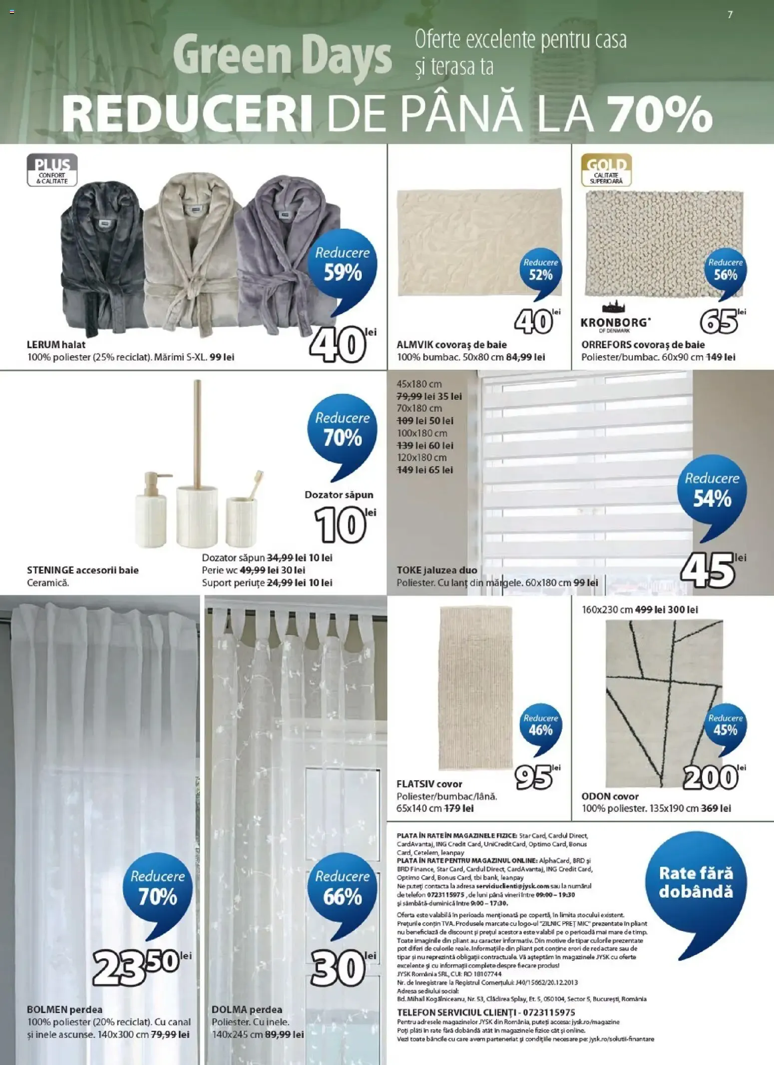 Catalog JYSK Green Days de la 26 iunie până la 1 iulie 2026 - Revista Pagina 7