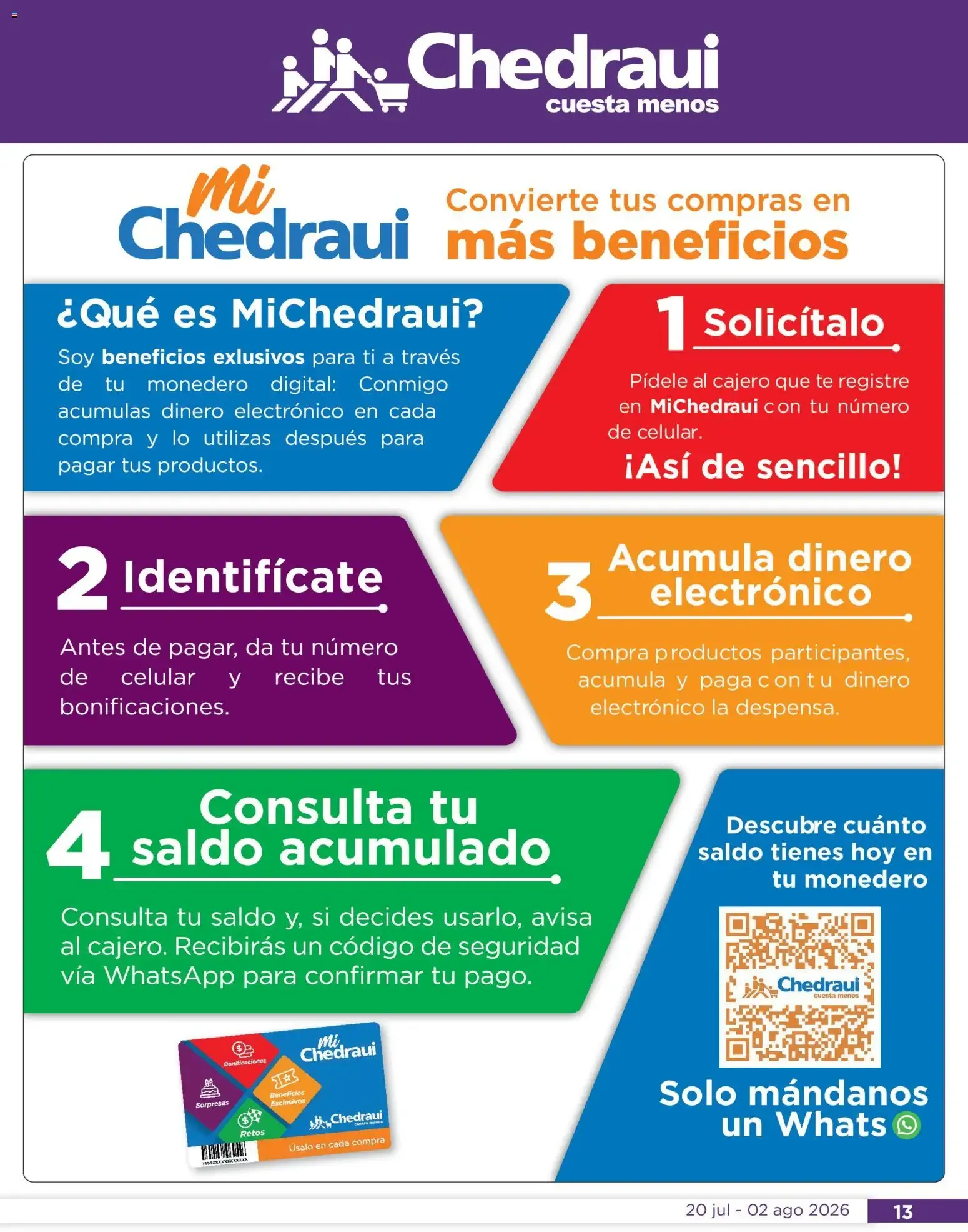 Catálogo de Chedraui folleto Por Ti ofertones (20/07/2026 - 02/08/2026) - catálogo en línea 20 de julio al 2 de agosto 2026 - Pagina 13