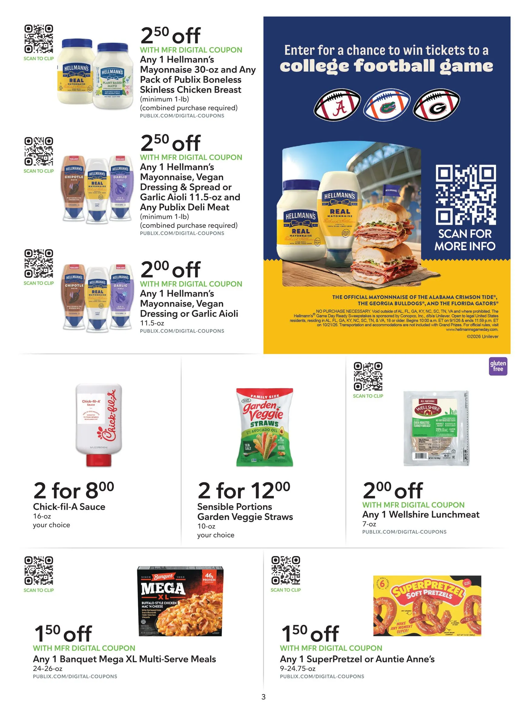 Weekly promotion Current Publix - Extra Savings leaflet valid from Thursday 09/24/2026 to Wednesday 10/07/2026 spanning from September 24 to October 7 2026 - Page 3 for Catalogue 365