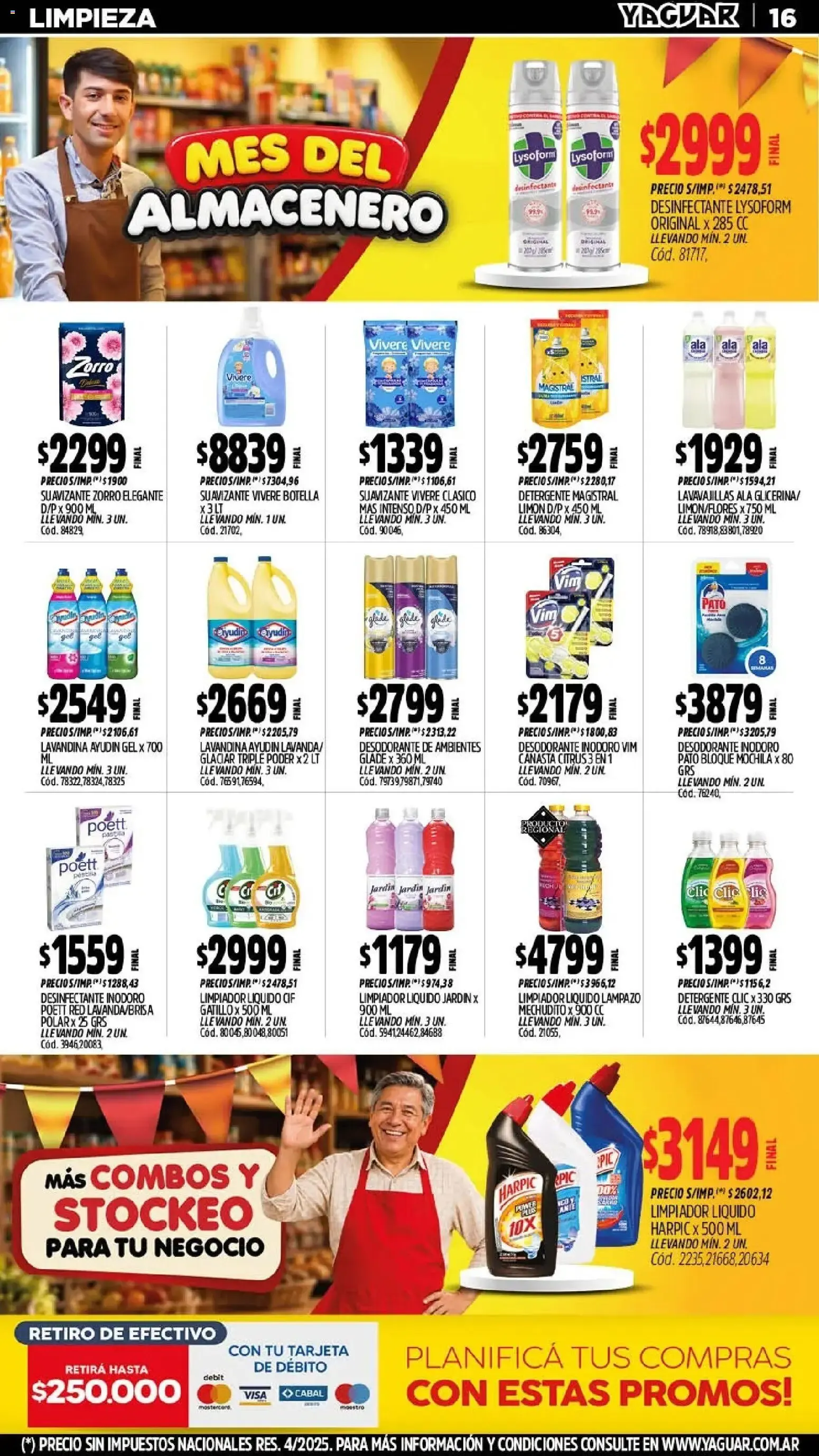 Ofertas de Mayorista Yaguar - Mes del Almacenero 21 de septiembre al 26 de septiembre 2026 - Página 16 del catálogo