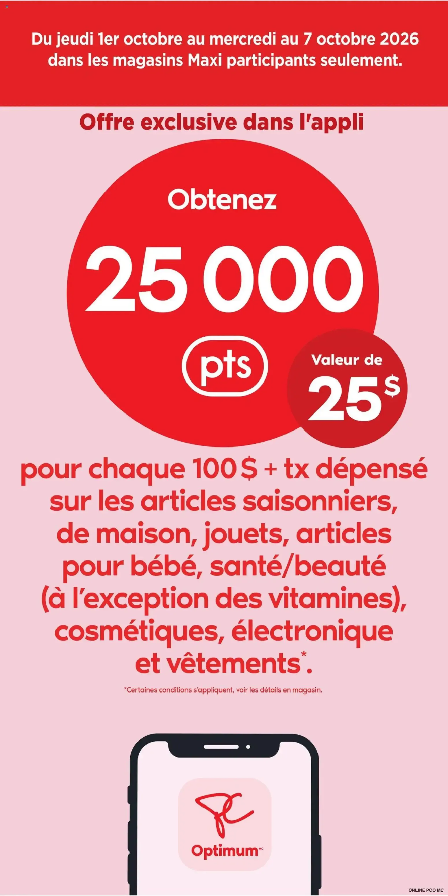 Maxi weekly flyer / circulaire from Oct 1, 2026 > weekly specials & deals from October 1 to October 7 2026 - flyer page 4