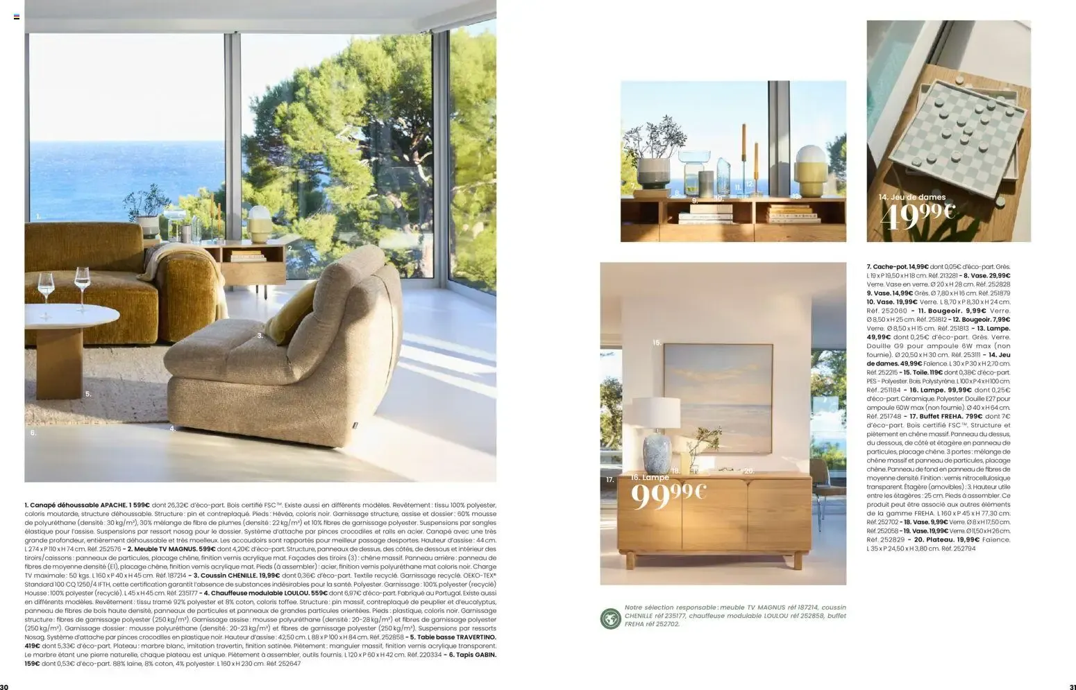 Maisons du Monde Évasion Estivale Collection Outdoor 2026 du 2 septembre au 31 décembre 2026 - Catalogue page 16