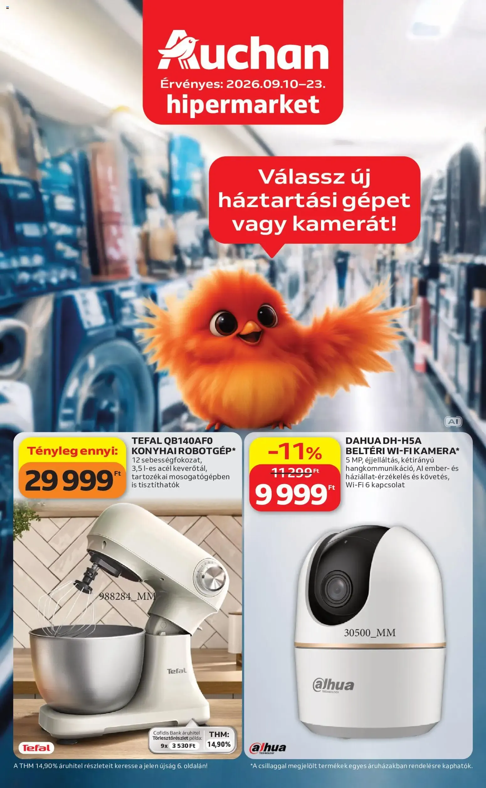 Auchan Kéthetes Elektronikai ajánlatok - 2026.09.10. -tól/töl > akció, lapozható szórólap 🛍️