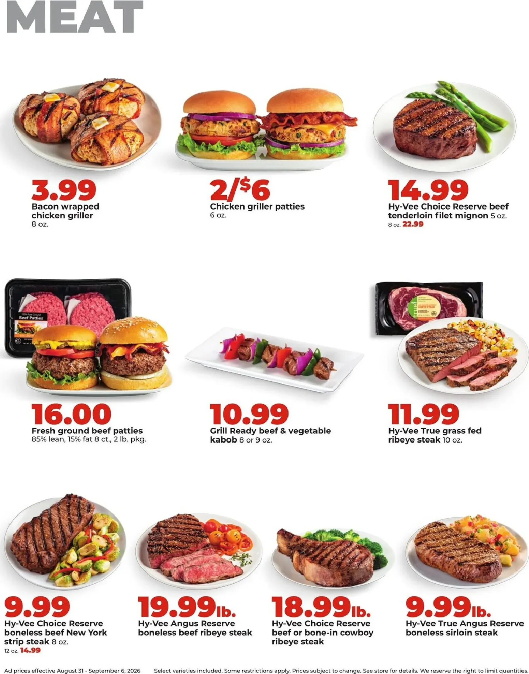 Weekly ad Current Hy Vee leaflet valid from Monday 08/31/2026 to Sunday 09/06/2026 from August 31 to September 6 2026 - Page 16