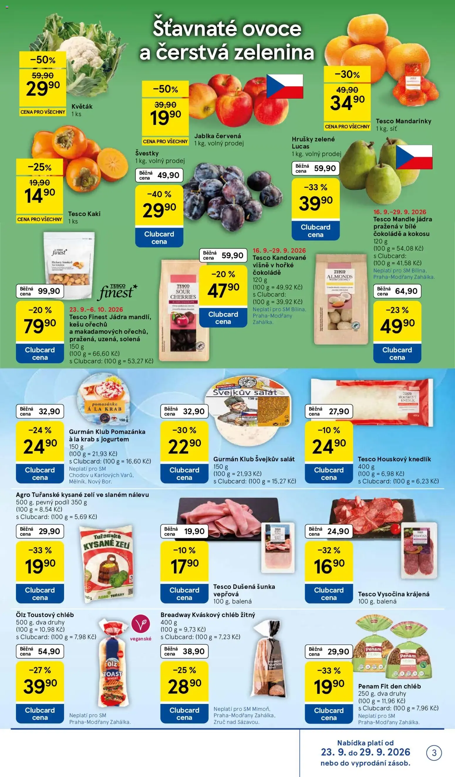 Tesco leták na tento + příští týden 23.09.2026 - 23. září 29. září 2026 - Page 3