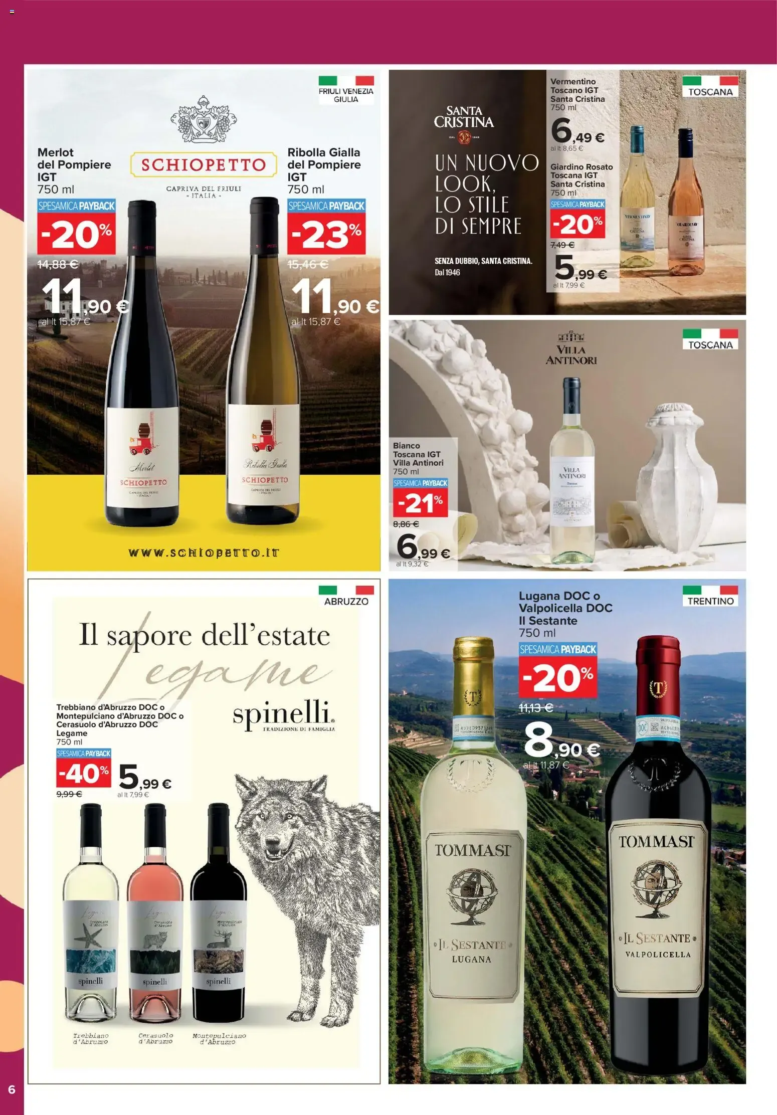 Carrefour Market - Speciale Vini e Alcolici da 19 giugno a 5 agosto di 2026 - Pagina del volantino 6