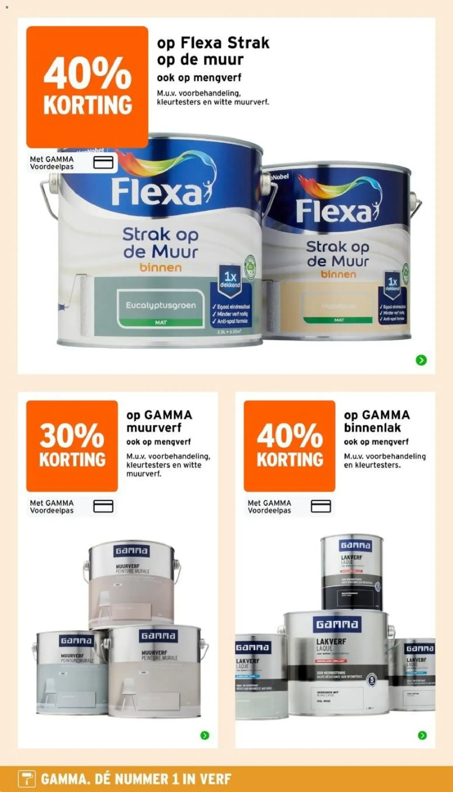 GAMMA: 50% KORTING op Flexa Strak in de Lak van 12 oktober tot 25 oktober 2026 - Folder pagina 2