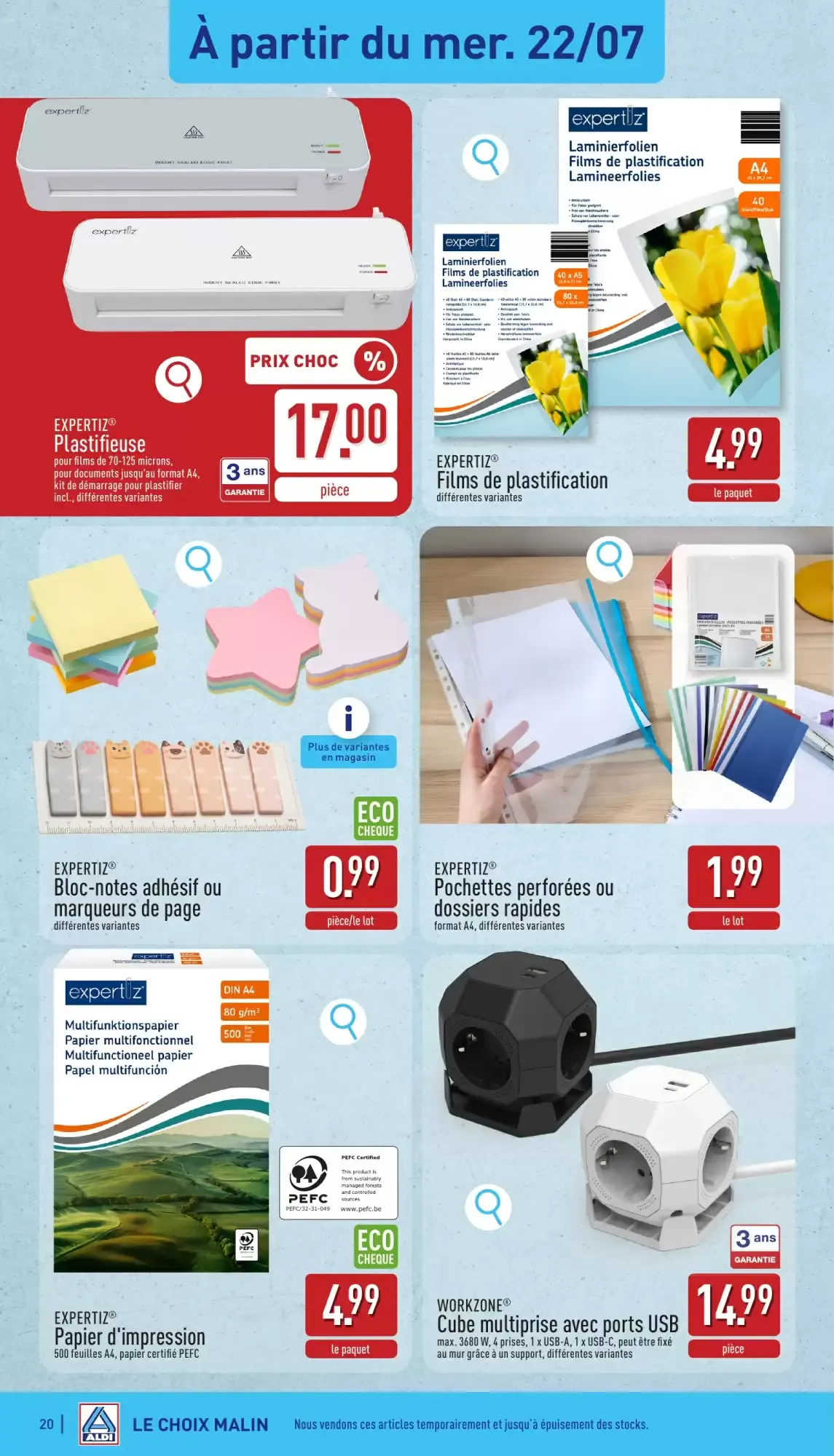 ALDI Dépliant 20/07 - 25/07 van 20 juli tot 25 juli 2026 - folder pagina 20