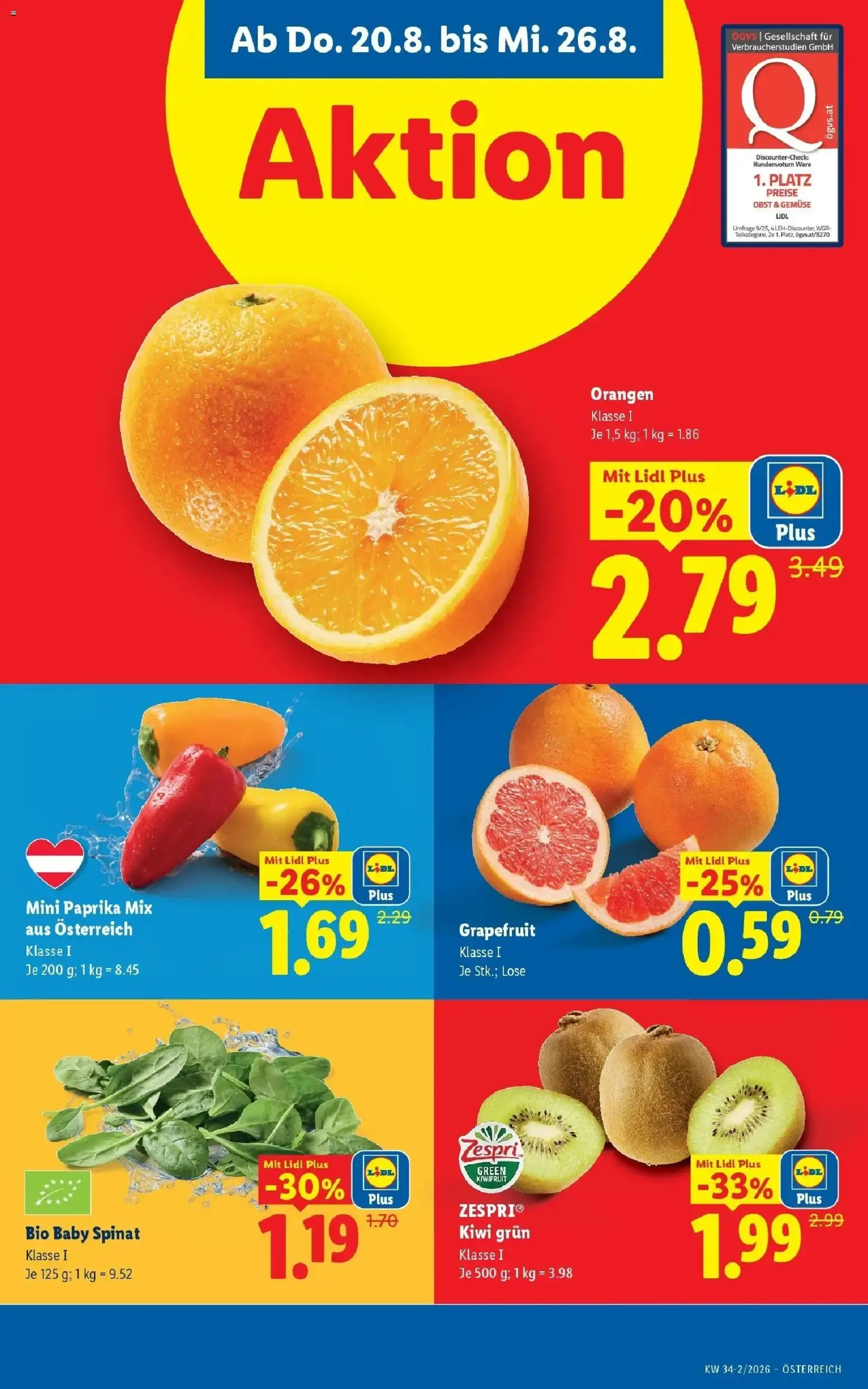 Lidl Plus - Österreichs günstigste Preise von 20. August bis 22. August 2026 - Flugblätt seite  40