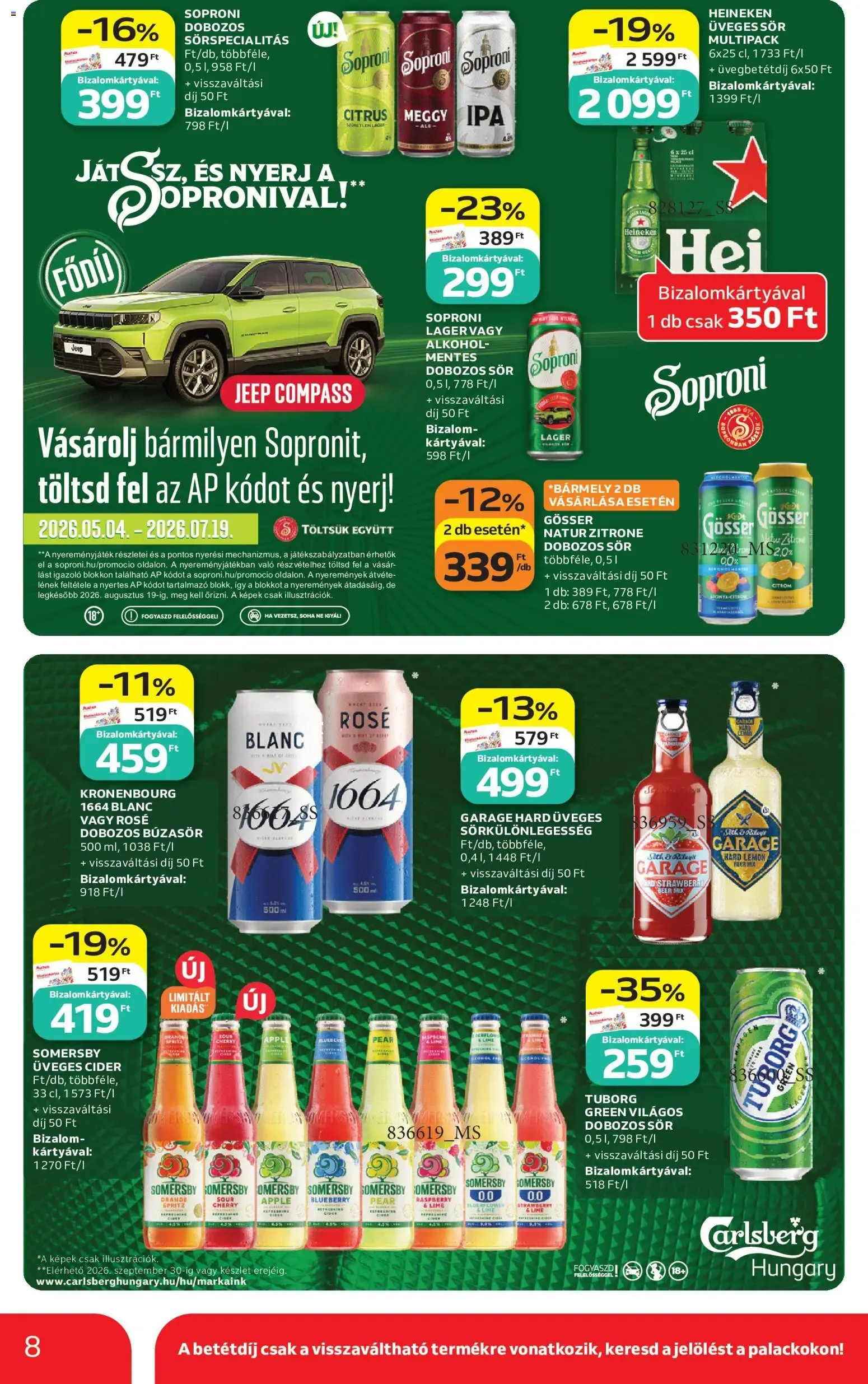 Katalógus Auchan Kihagyhatatlan ziccerek bajnok árakon - 2026.07.09. -tól/töl > akció, lapozható szórólap 🛍️ július 9.-tól július 22.-ig 2026. - Oldal 8
