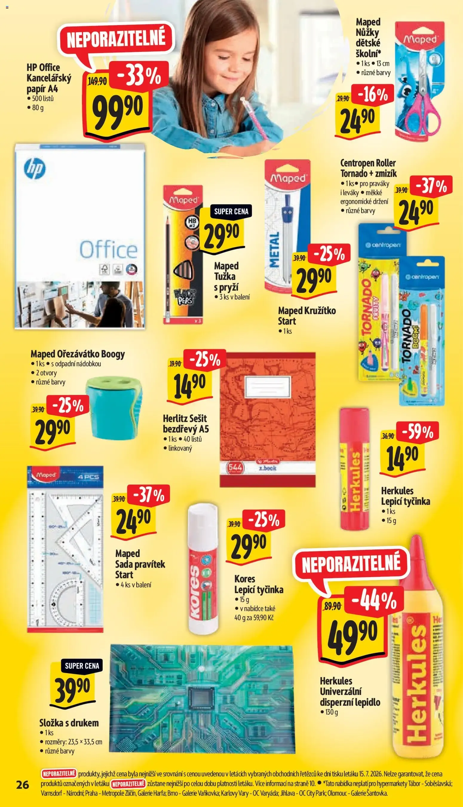 Albert leták - Hypermarket od 22.07.2026 - Akční leták - 22. července 28. července 2026 - Page 36