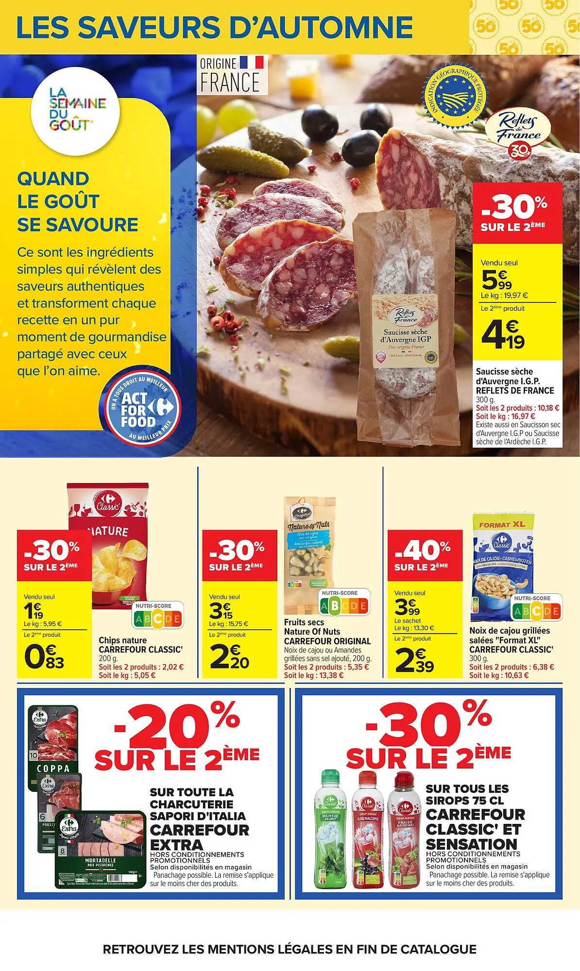 AU CŒUR DU GOÛT du 13 octobre au 26 octobre 2026 - Catalogue page 20