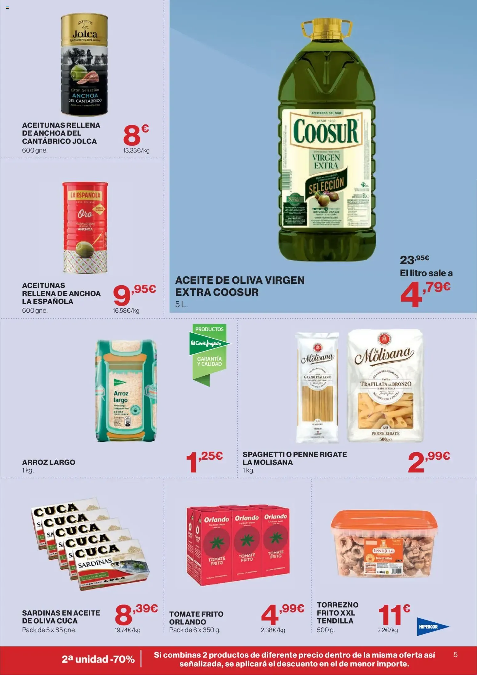 Catálogo de Ofertas Hipercor: 50% en 2da unidad y Bajada de Precios 16 de julio al 29 de julio 2026 - Página 5